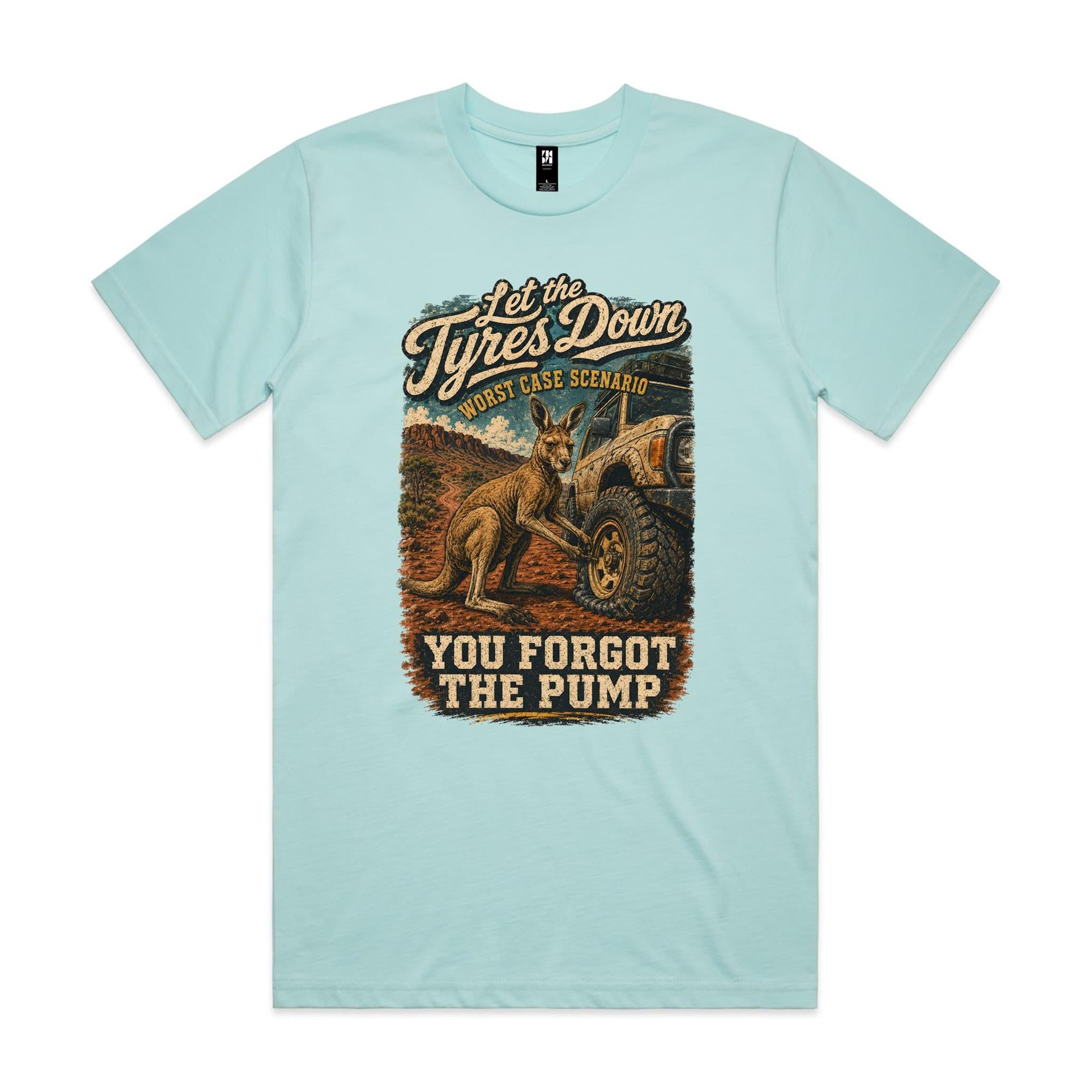 Let the Tyres Down — You Forgot the Pump | Kangaroo 4WD Tee