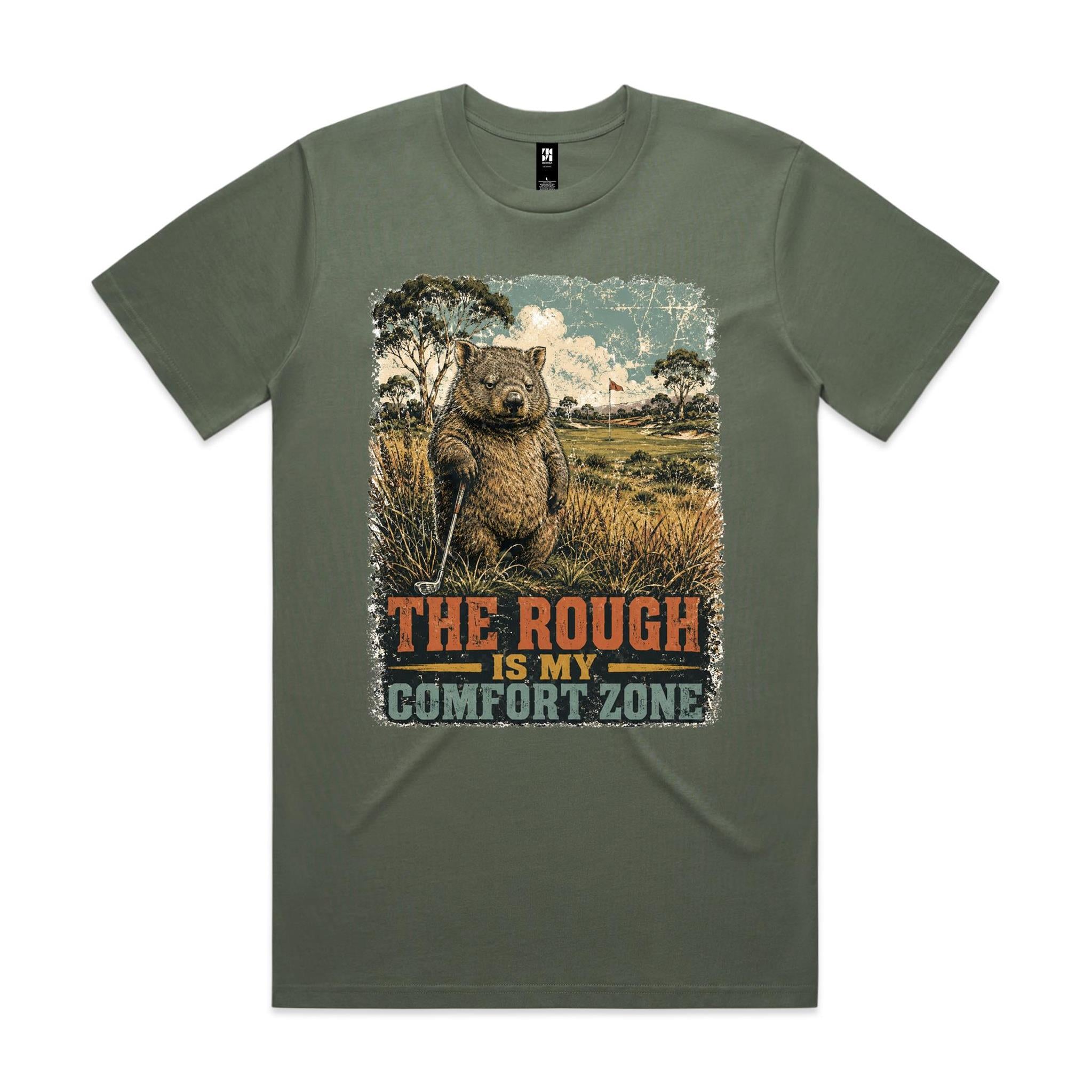 The Rough Is My Comfort Zone — Wombat Golf Tee