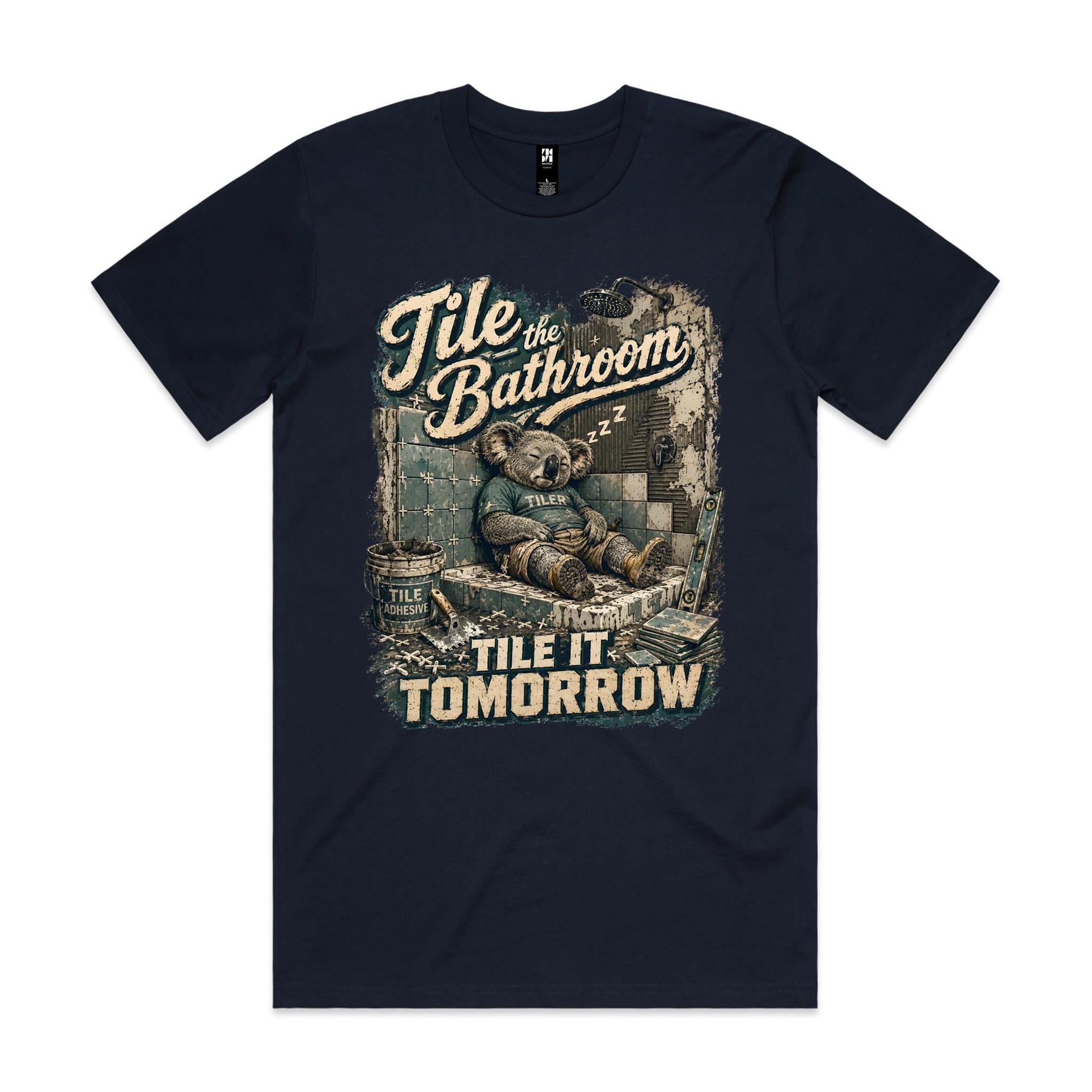 Tile the Bathroom — Tile It Tomorrow | Koala Tiler Tee