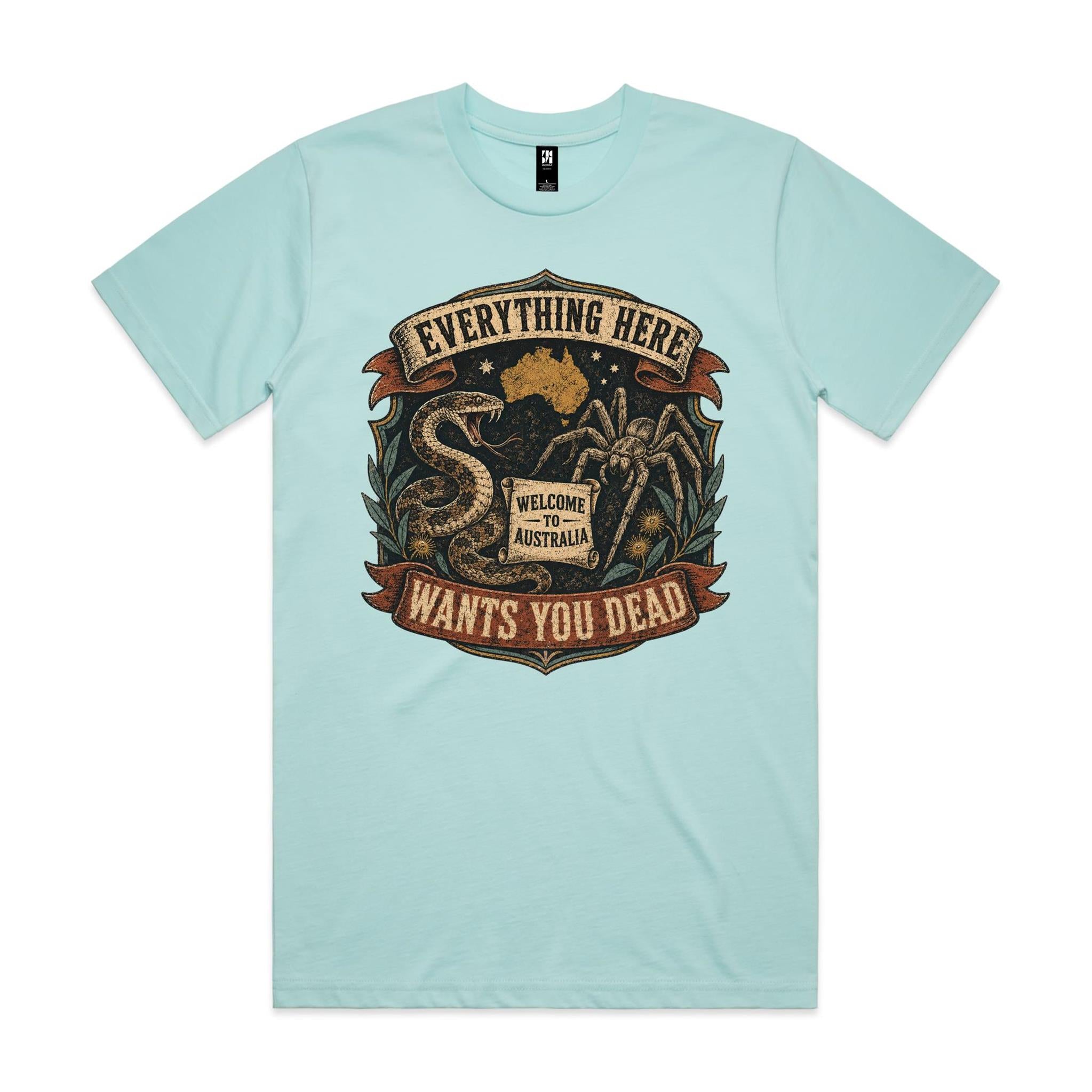 Everything Here Wants You Dead — Welcome to Australia Tee