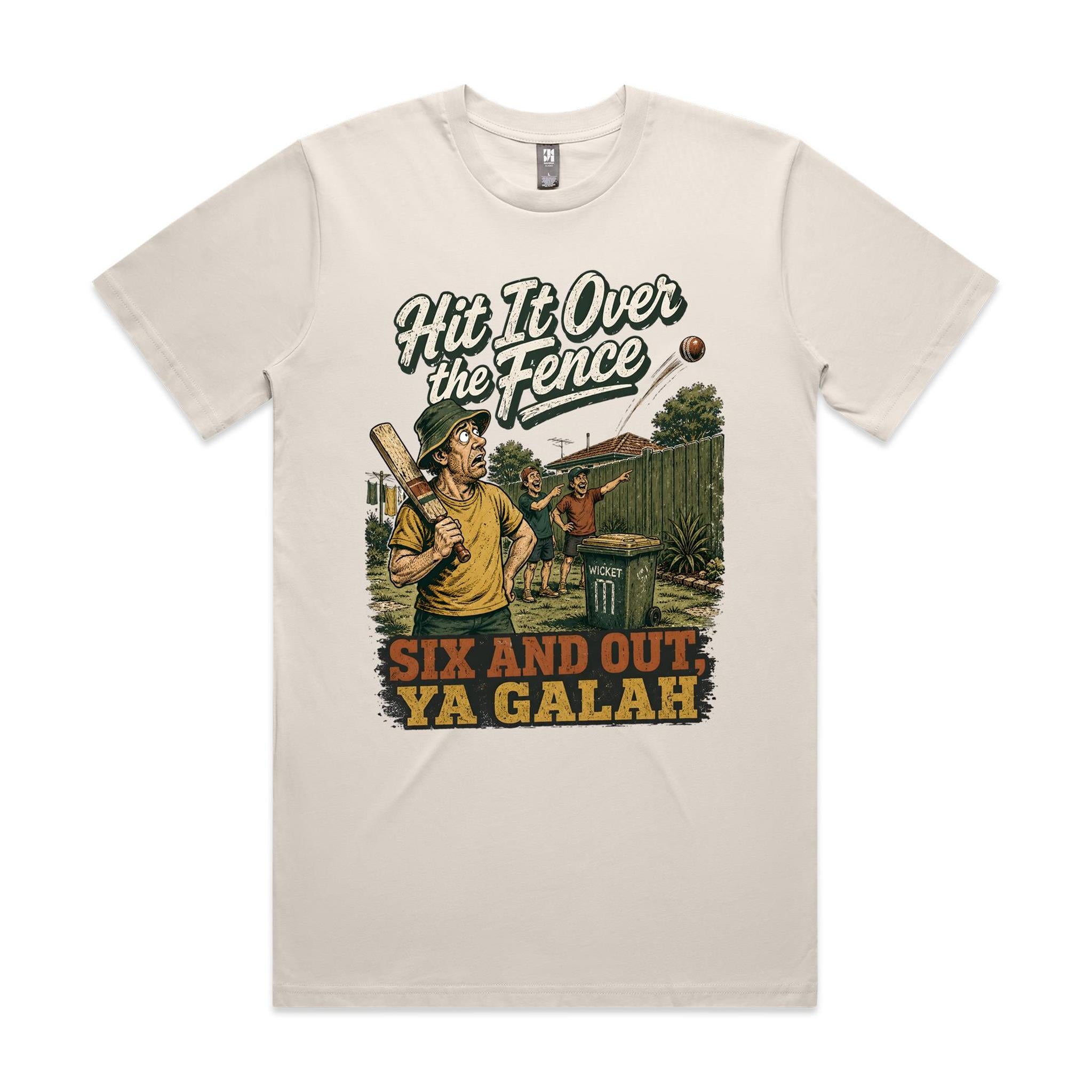 Hit It Over the Fence | Backyard Cricket Tee