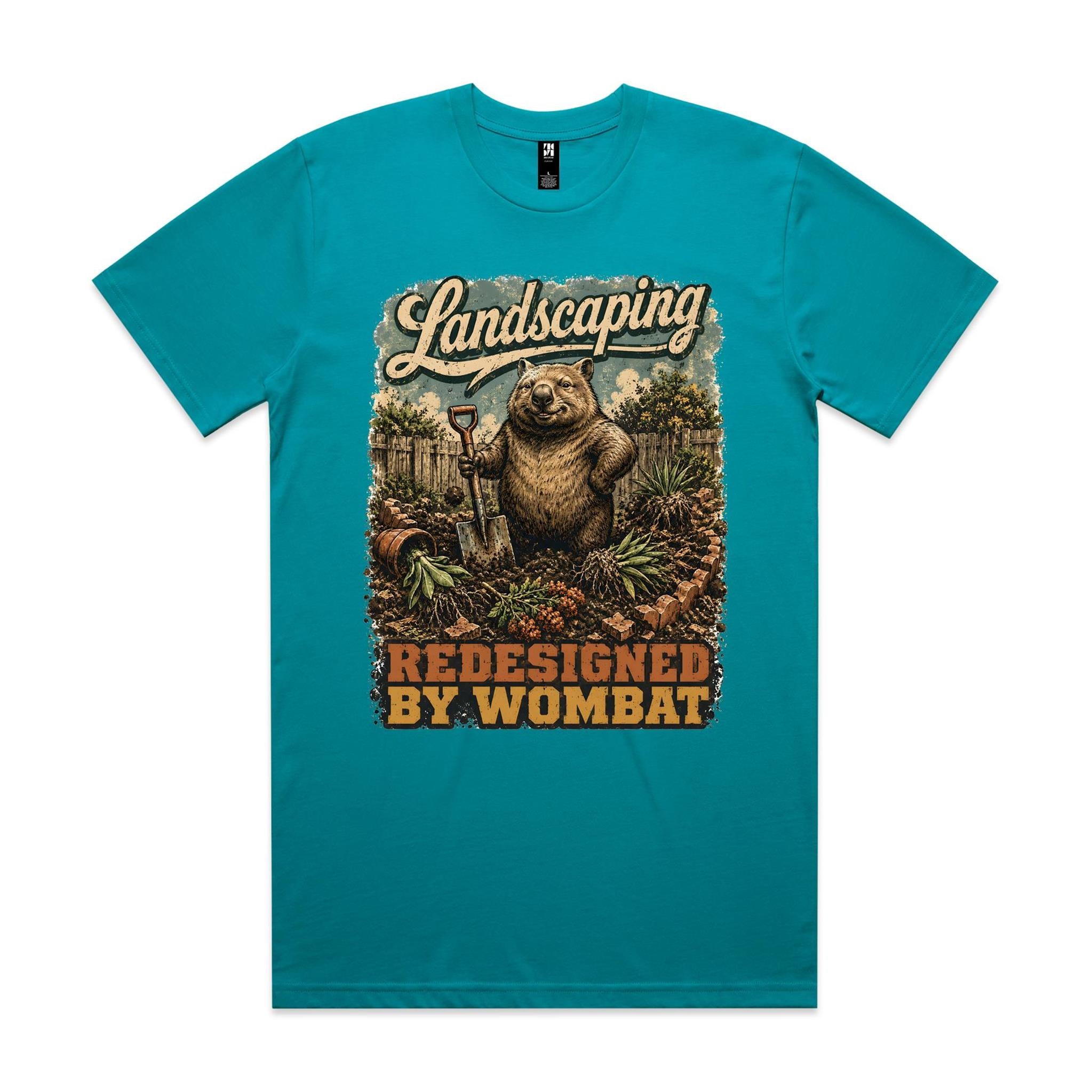 Landscaping — Redesigned by Wombat | Wombat Gardening Tee