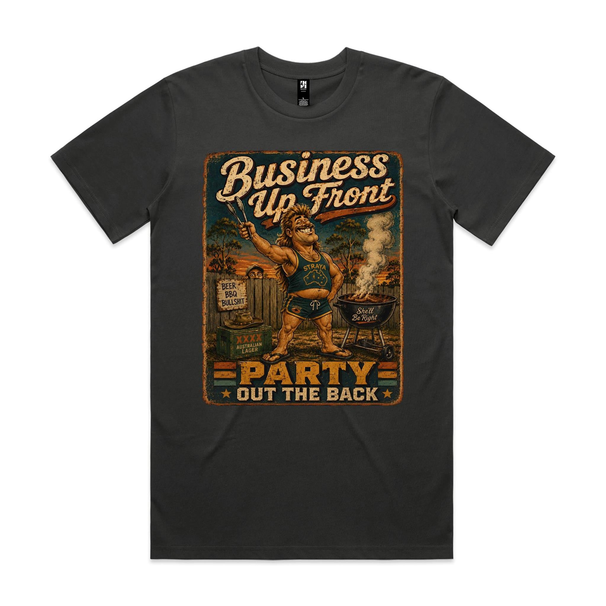 Business Up Front, Party Out the Back | Mullet Tee