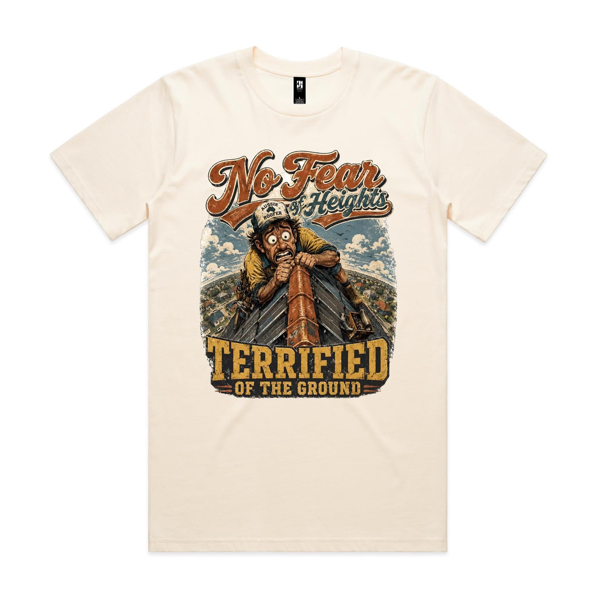 No Fear of Heights | Roofers Tee
