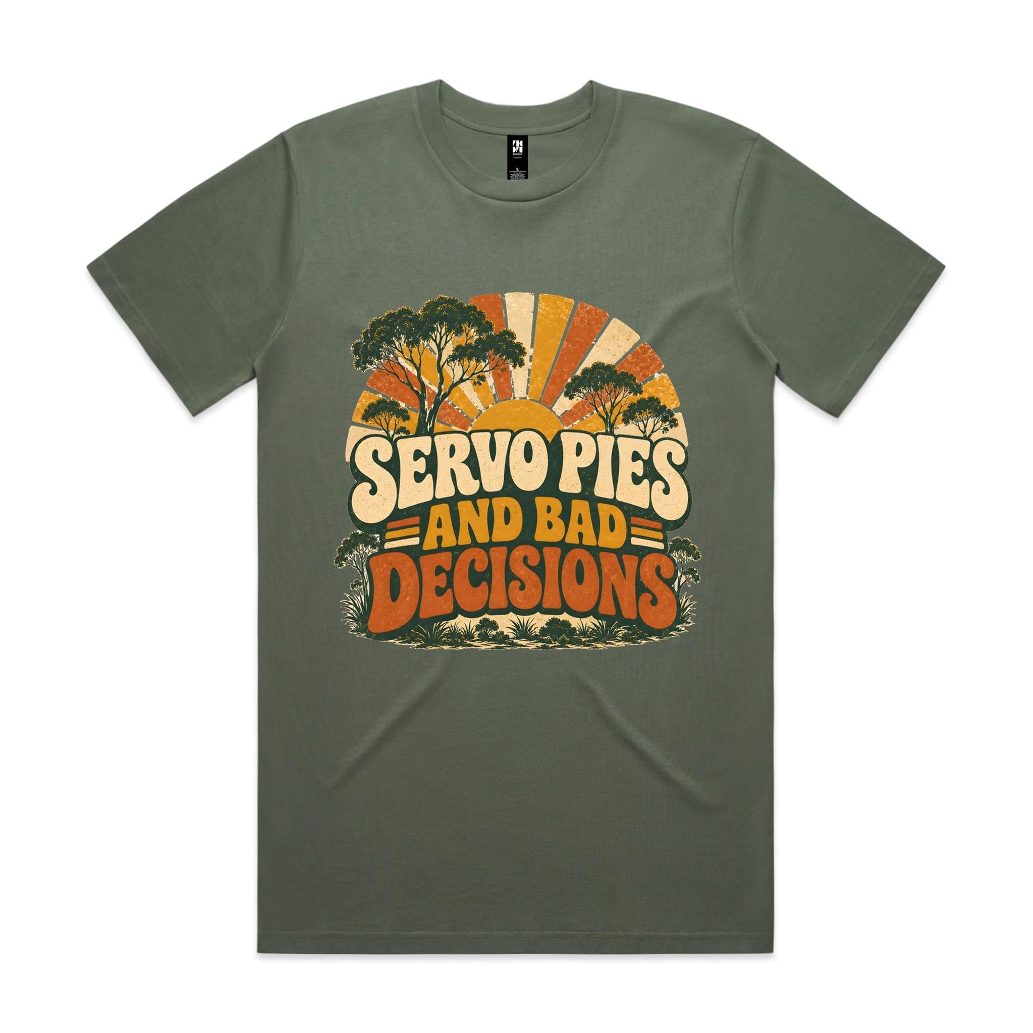 Servo Pies and Bad Decisions — Tee
