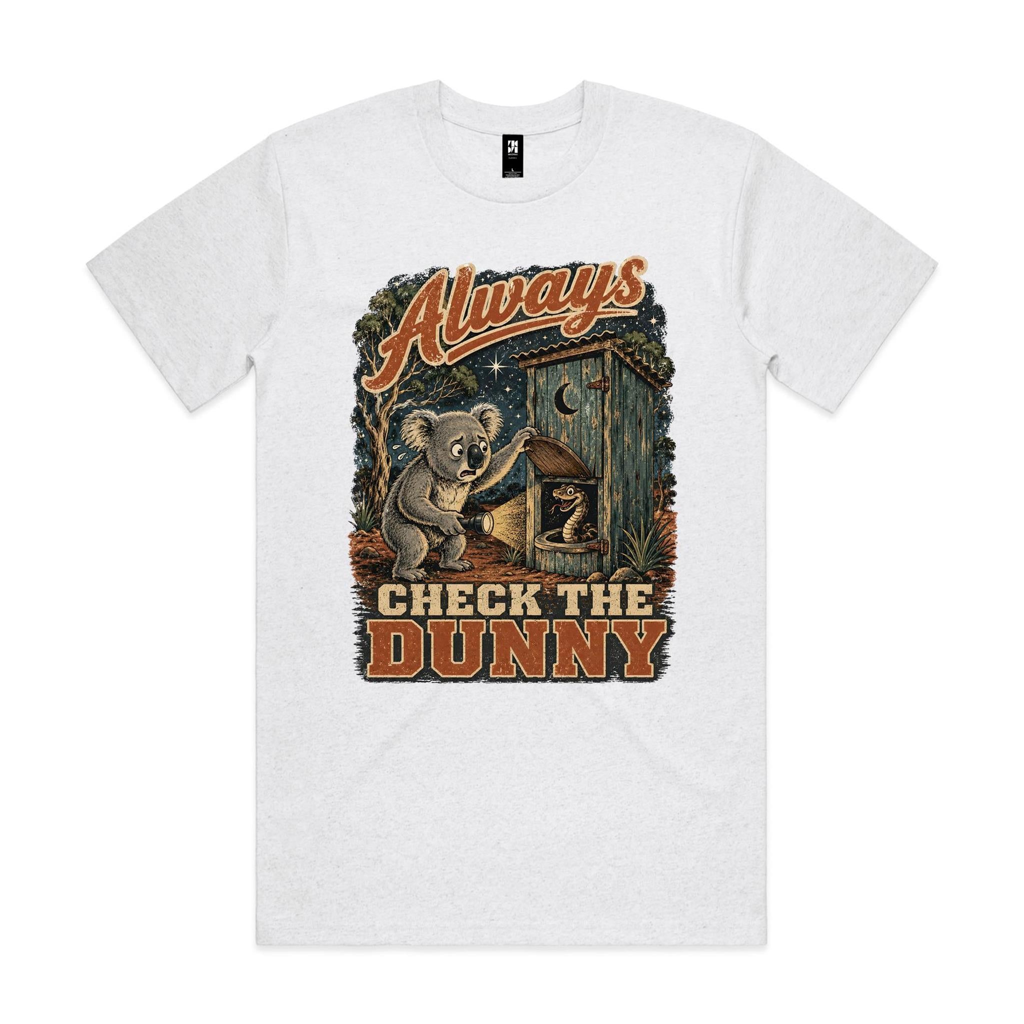 Always Check the Dunny — Koala Snake Tee