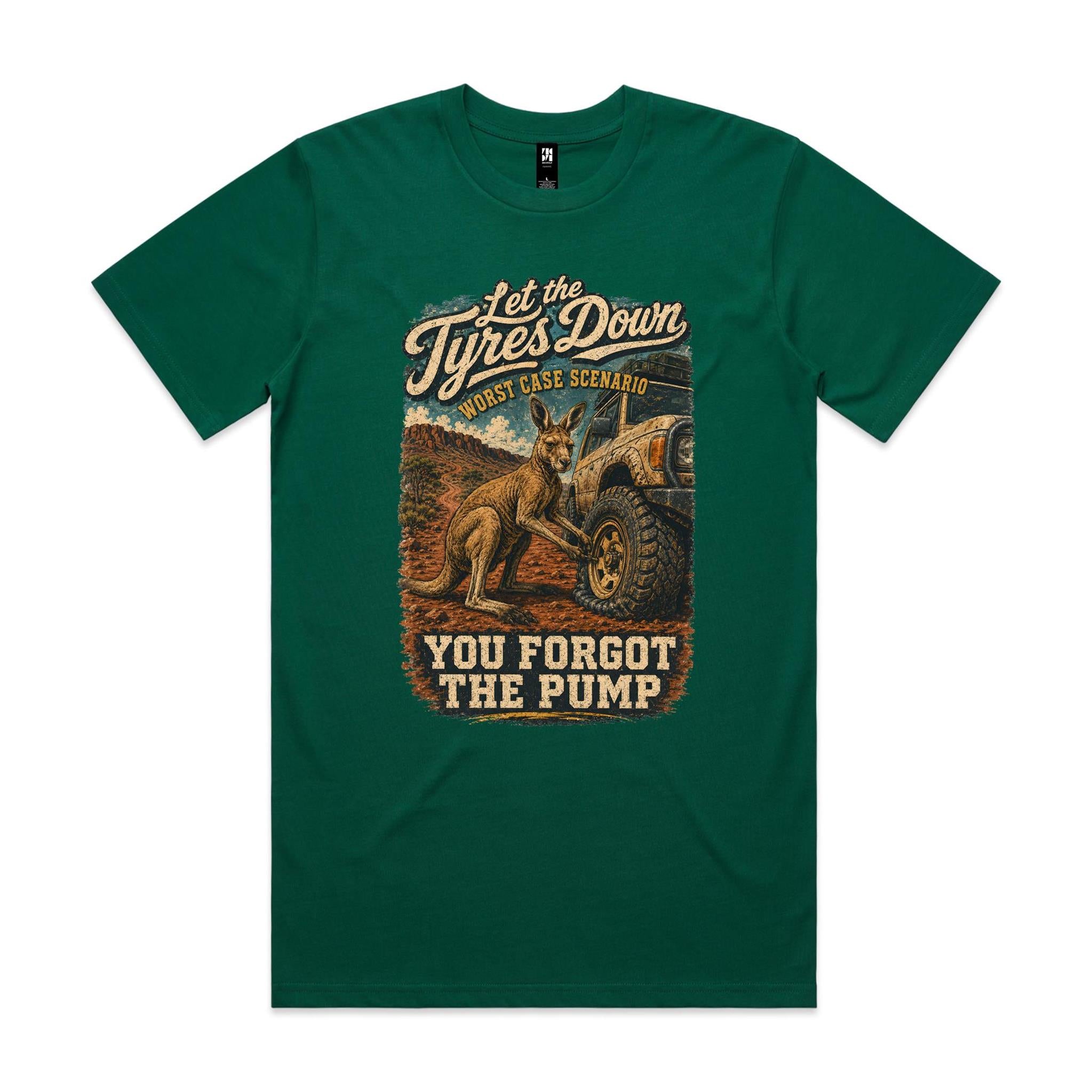 Let the Tyres Down — You Forgot the Pump | Kangaroo 4WD Tee