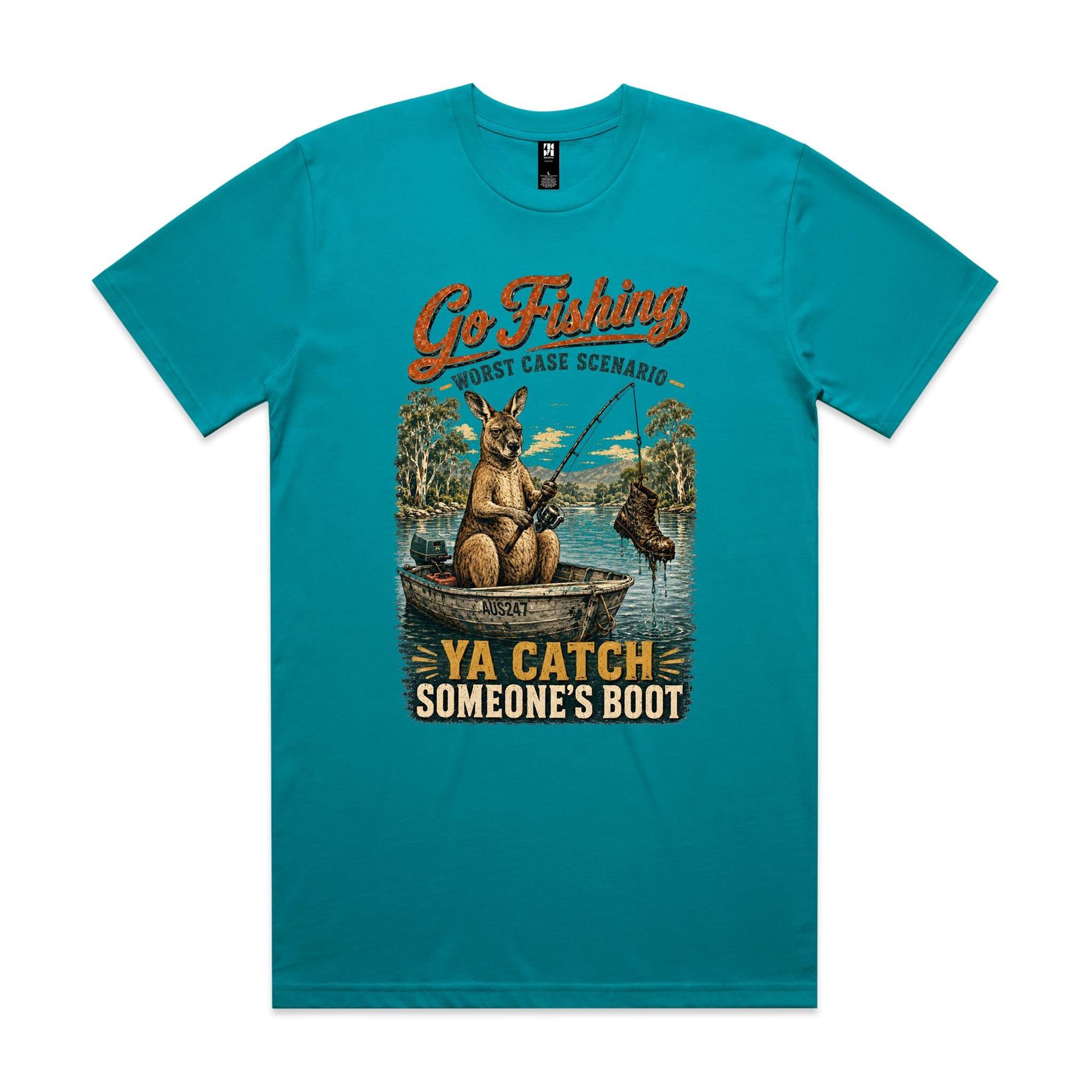 Ya Catch Someone's Boot | Kangaroo Fishing Tee
