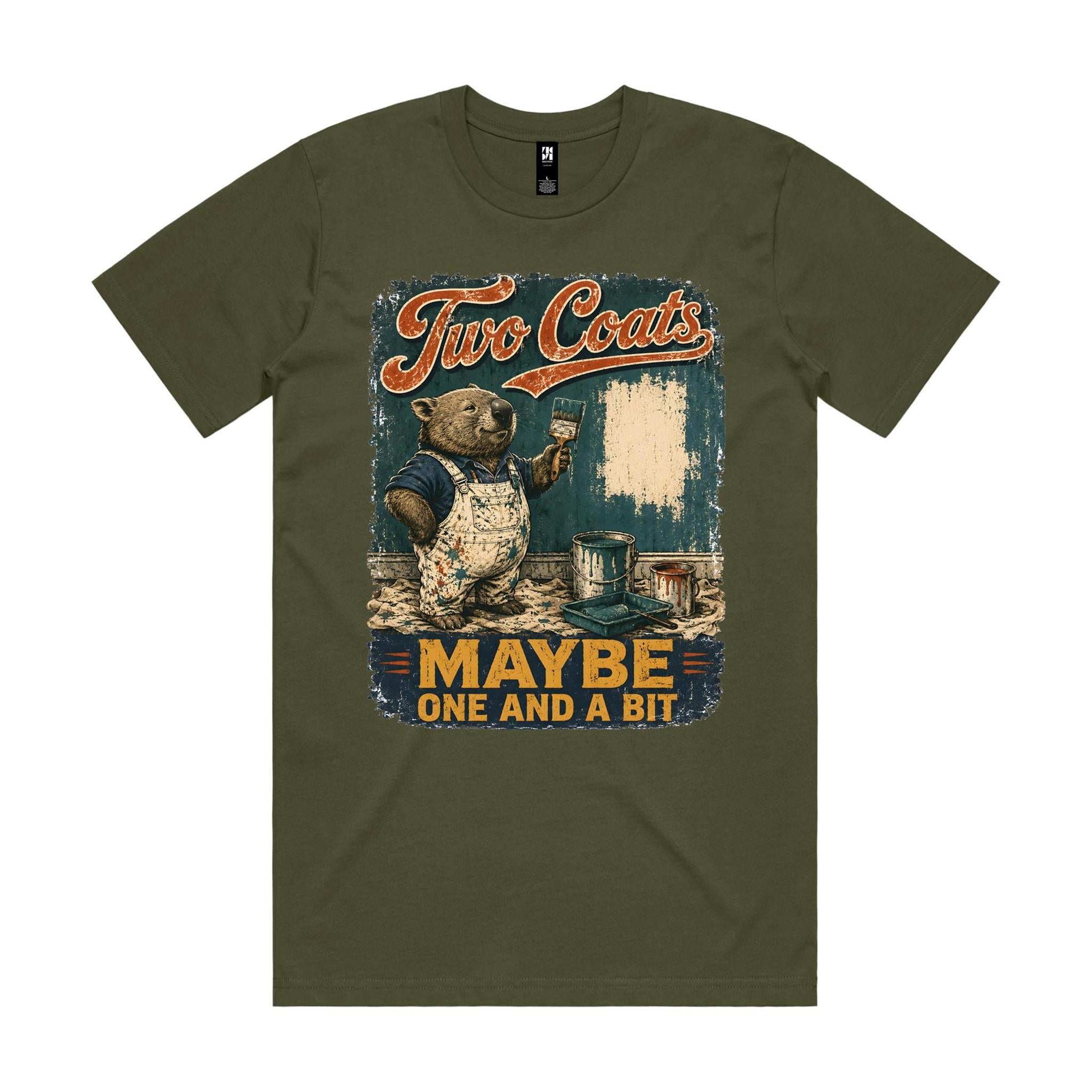 Two Coats — Maybe One and a Bit | Wombat Painter Tee
