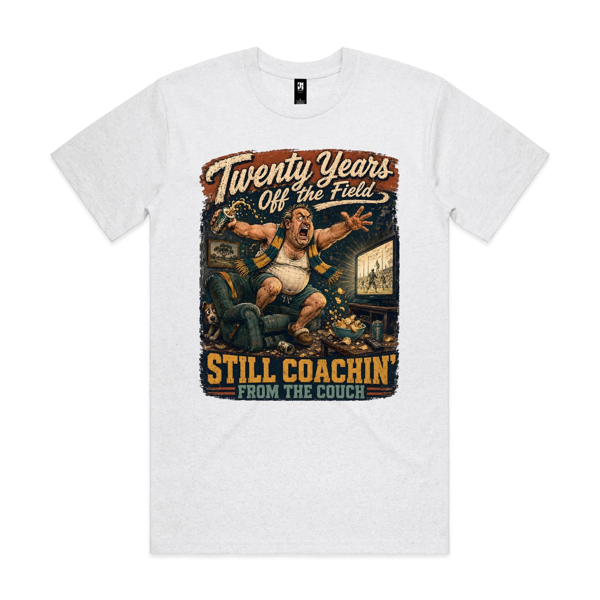 Twenty Years Off the Field | Armchair Coach Tee