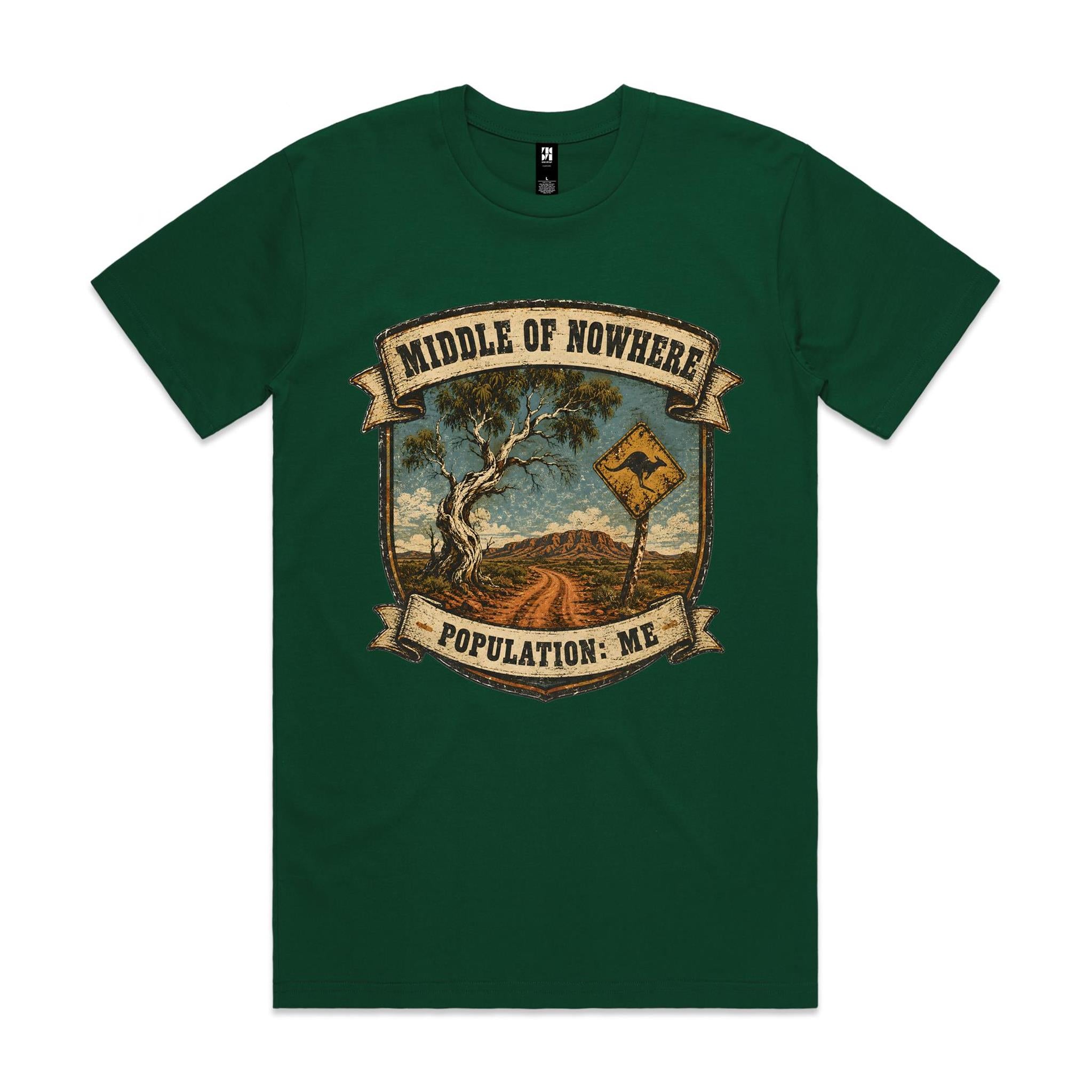 Middle of Nowhere, Population: Me — 4WD Tee