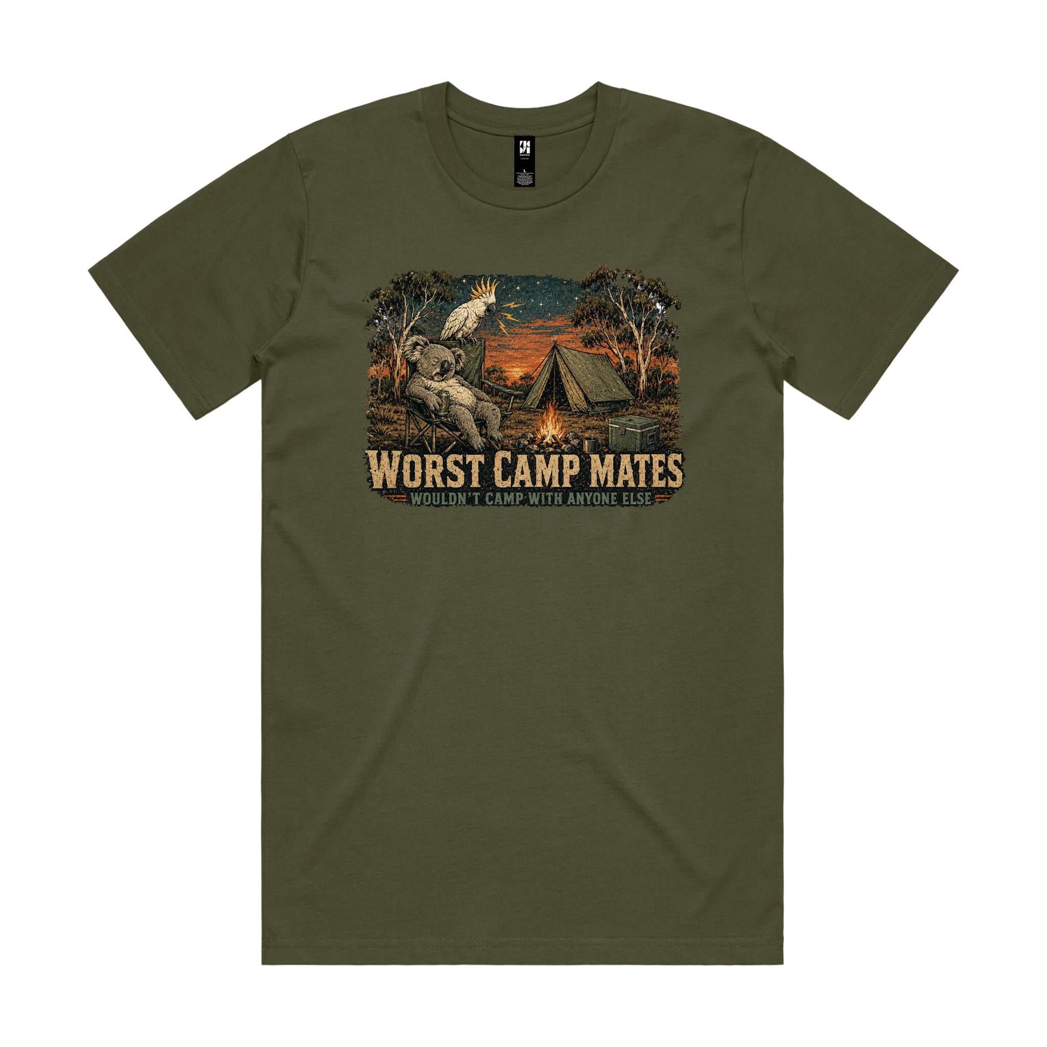 Worst Camp Mates — Wouldn't Camp With Anyone Else | Koala Cockatoo Tee