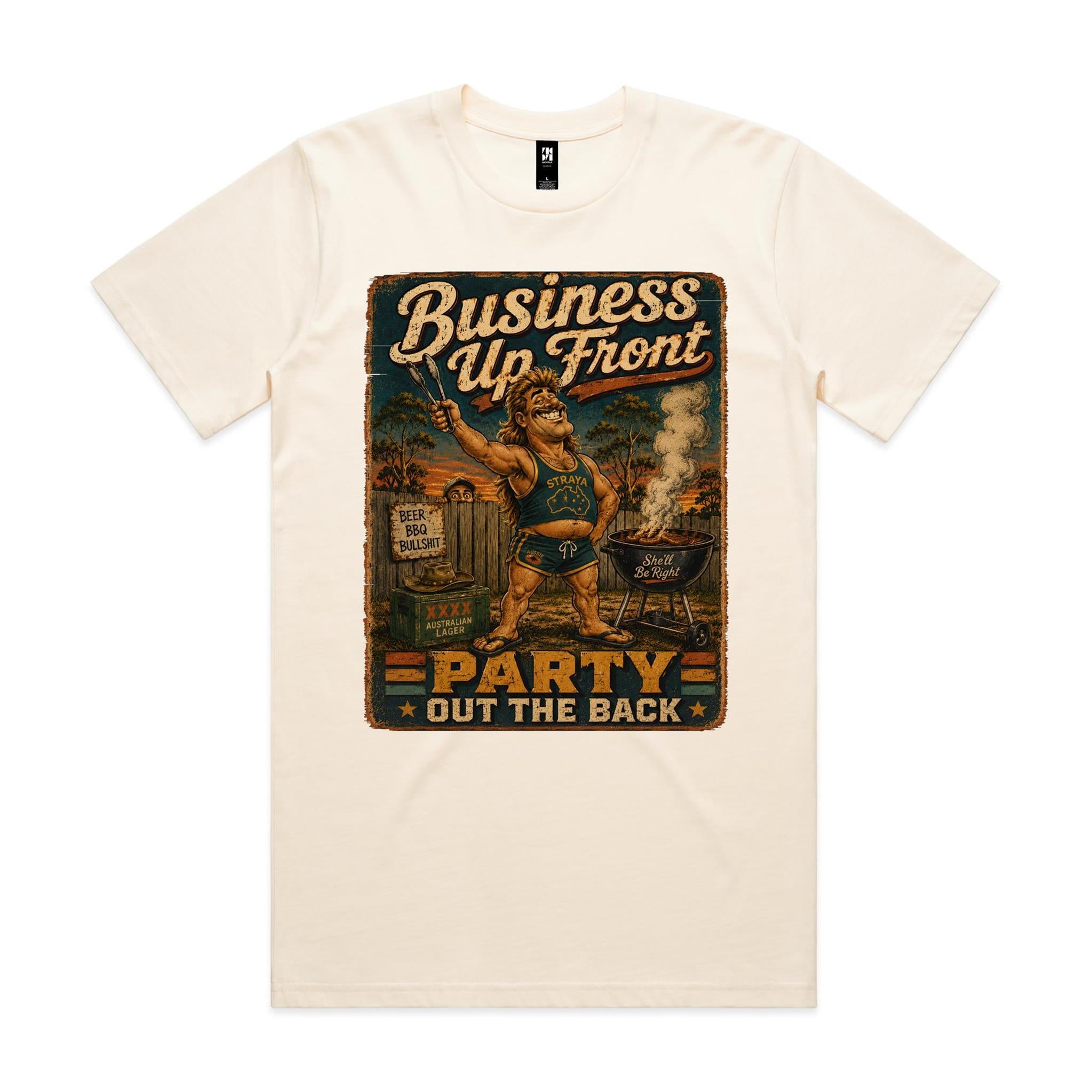 Business Up Front, Party Out the Back | Mullet Tee