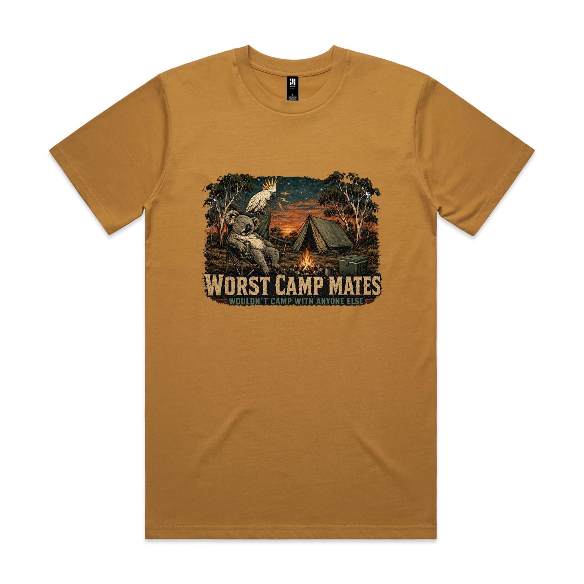Worst Camp Mates — Wouldn't Camp With Anyone Else | Koala Cockatoo Tee