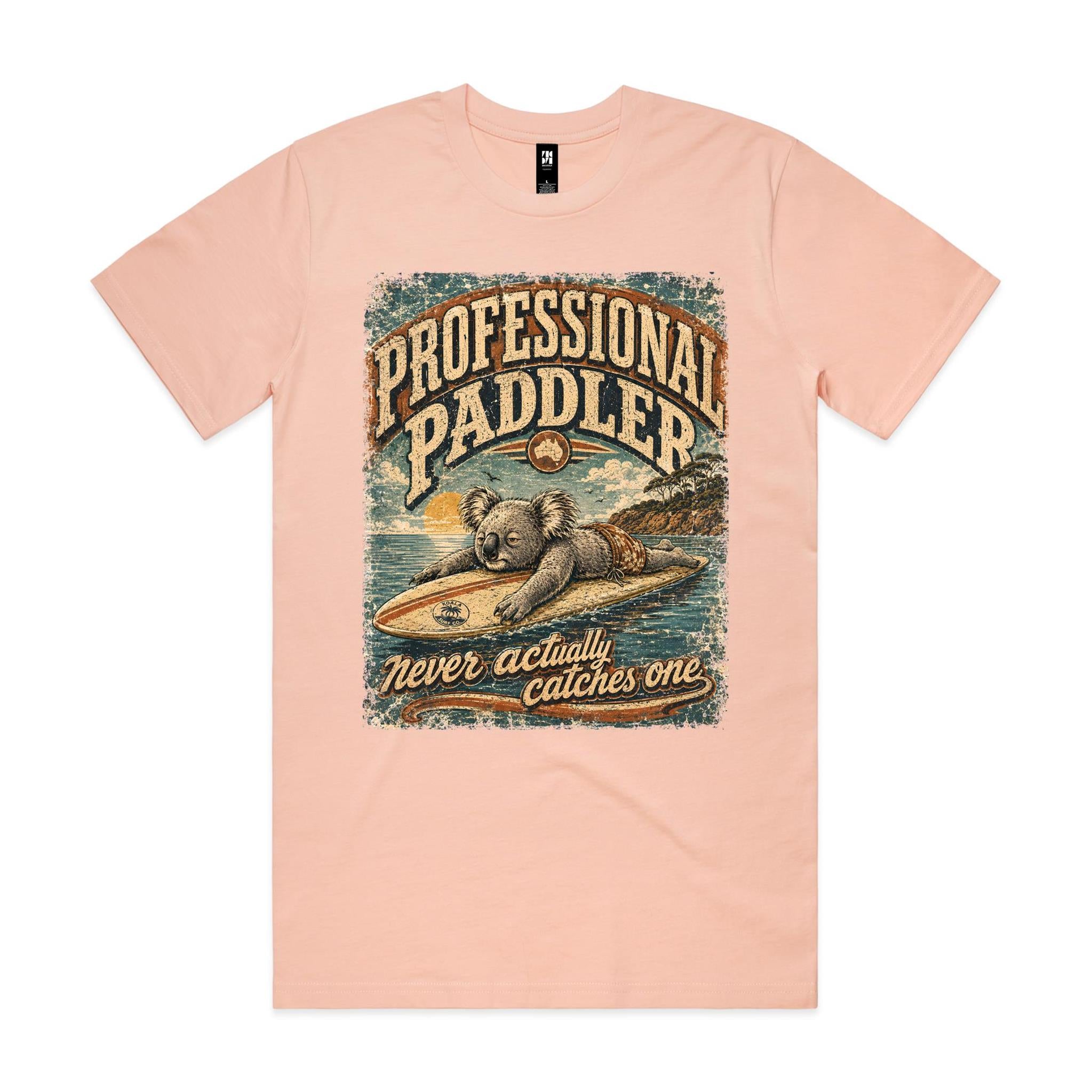 Professional Paddler — Never Actually Catches One | Koala Surf Tee