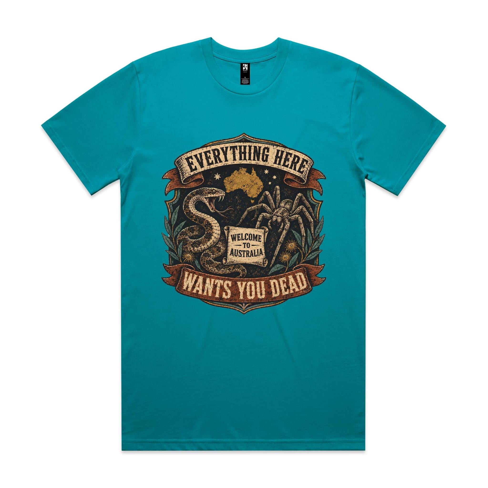 Everything Here Wants You Dead — Welcome to Australia Tee