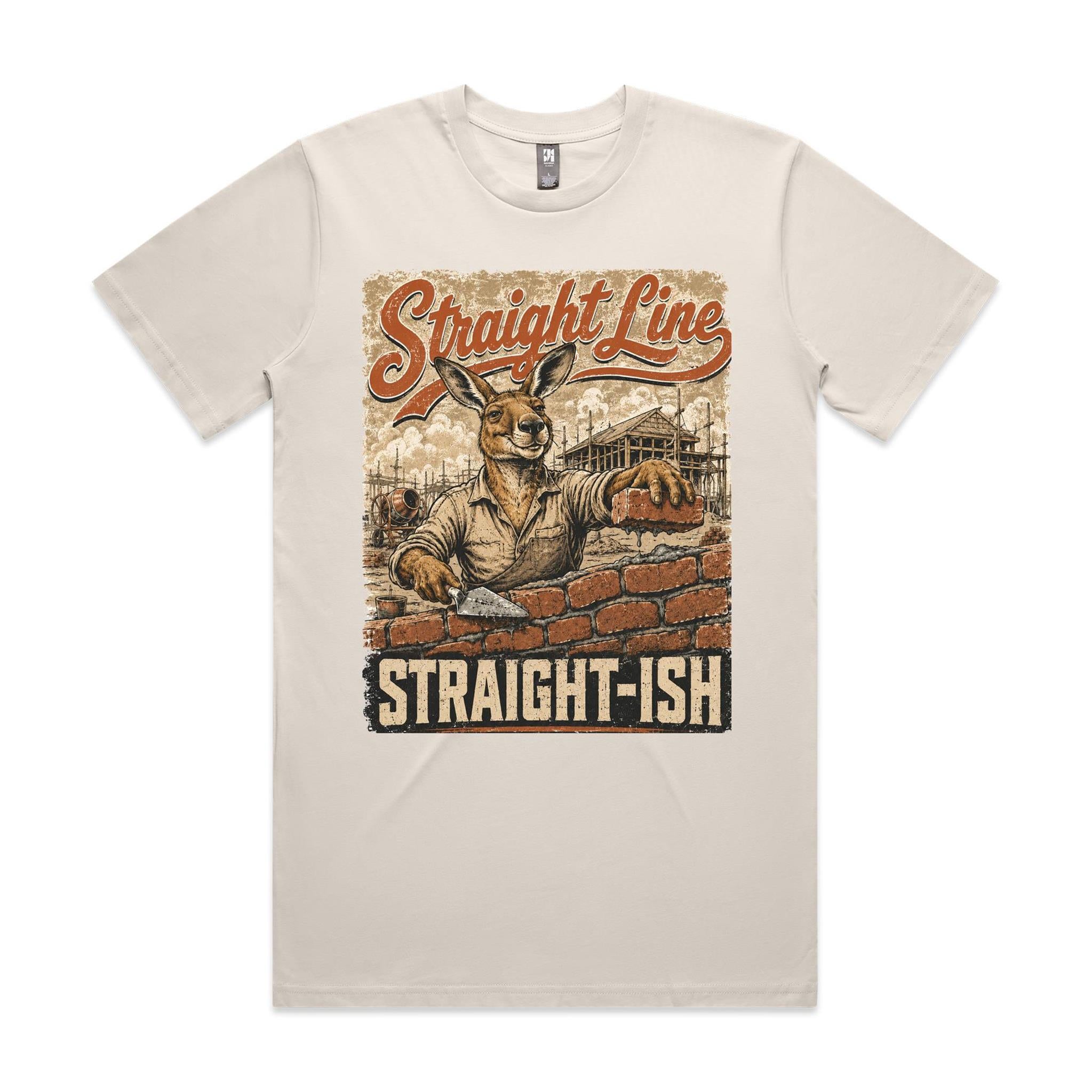 Straight Line — Straight-ish | Kangaroo Brickie Tee