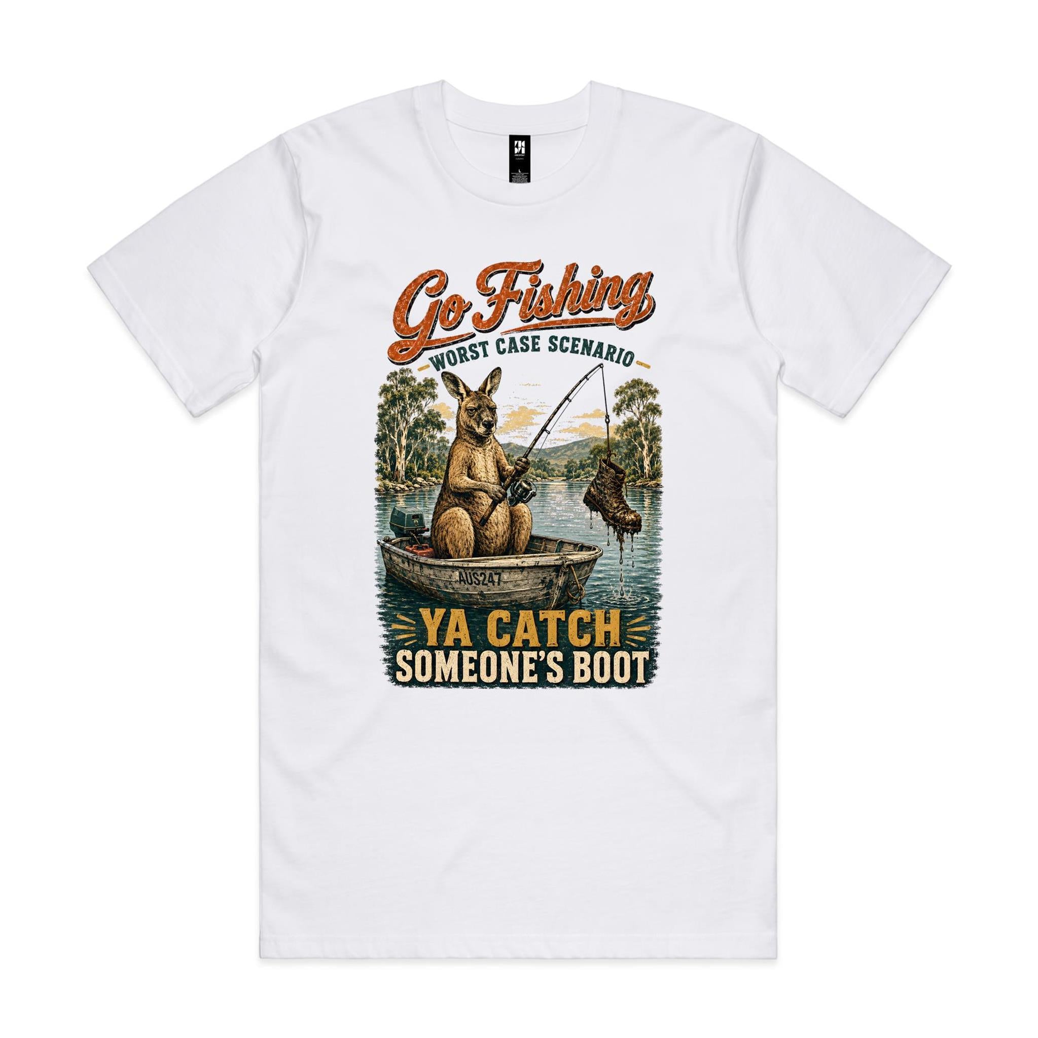 Ya Catch Someone's Boot | Kangaroo Fishing Tee