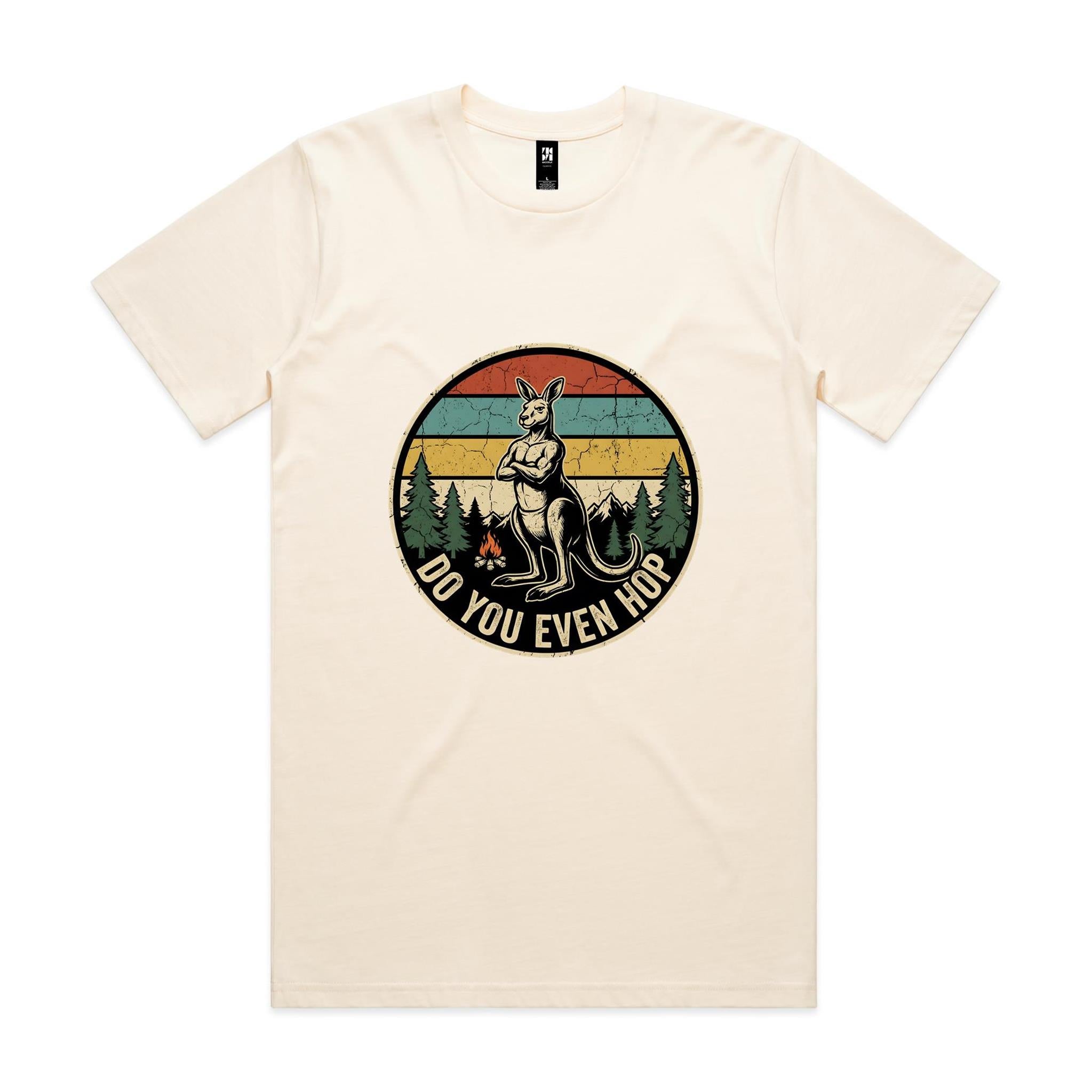 Do You Even Hop — Buff Kangaroo Retro Gym Tee