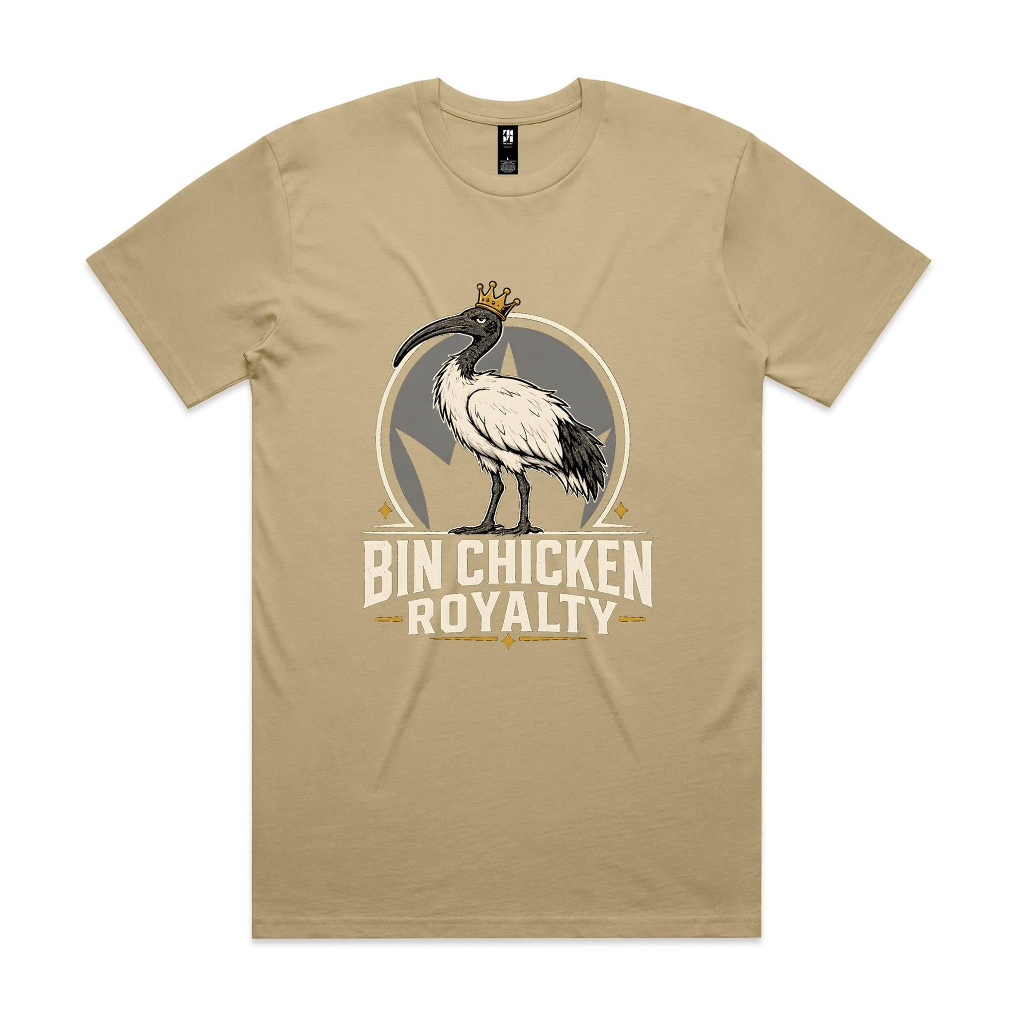 Bin Chicken Royalty — Crowned Ibis Tee