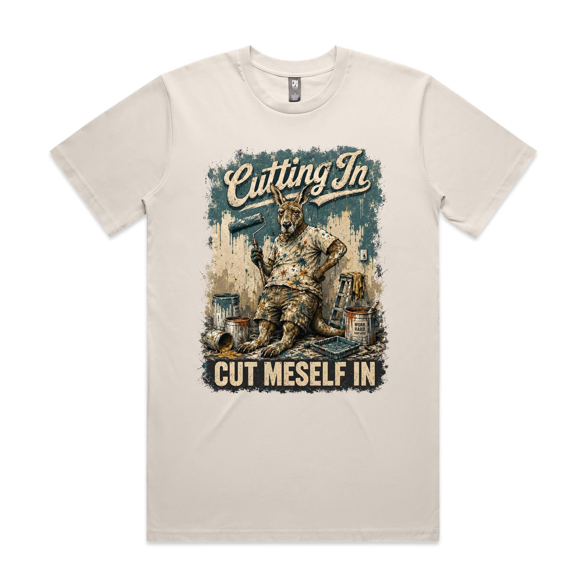 Cutting In — Cut Meself In | Kangaroo Painter Tee
