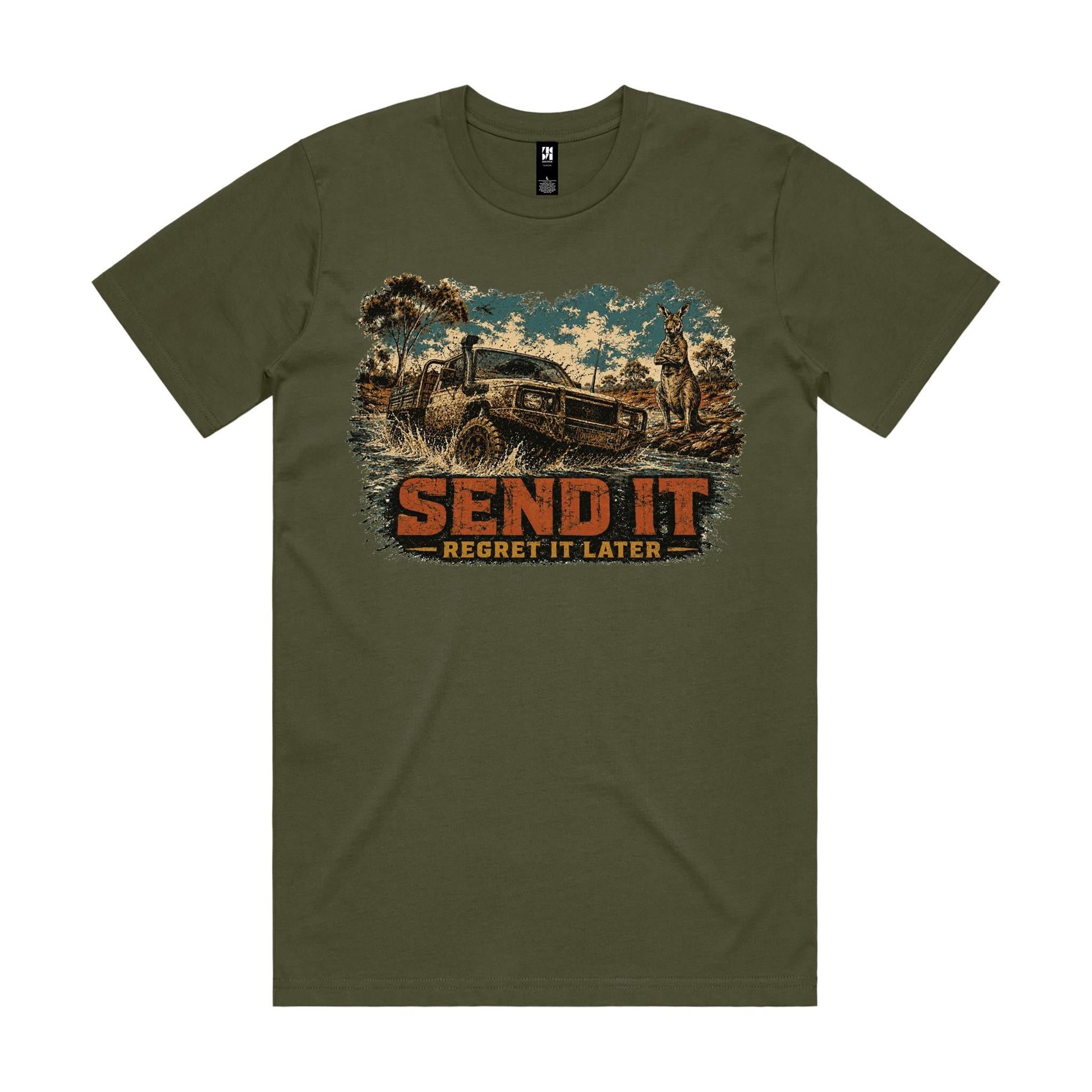 Send It, Regret It Later — 4WD Kangaroo Tee