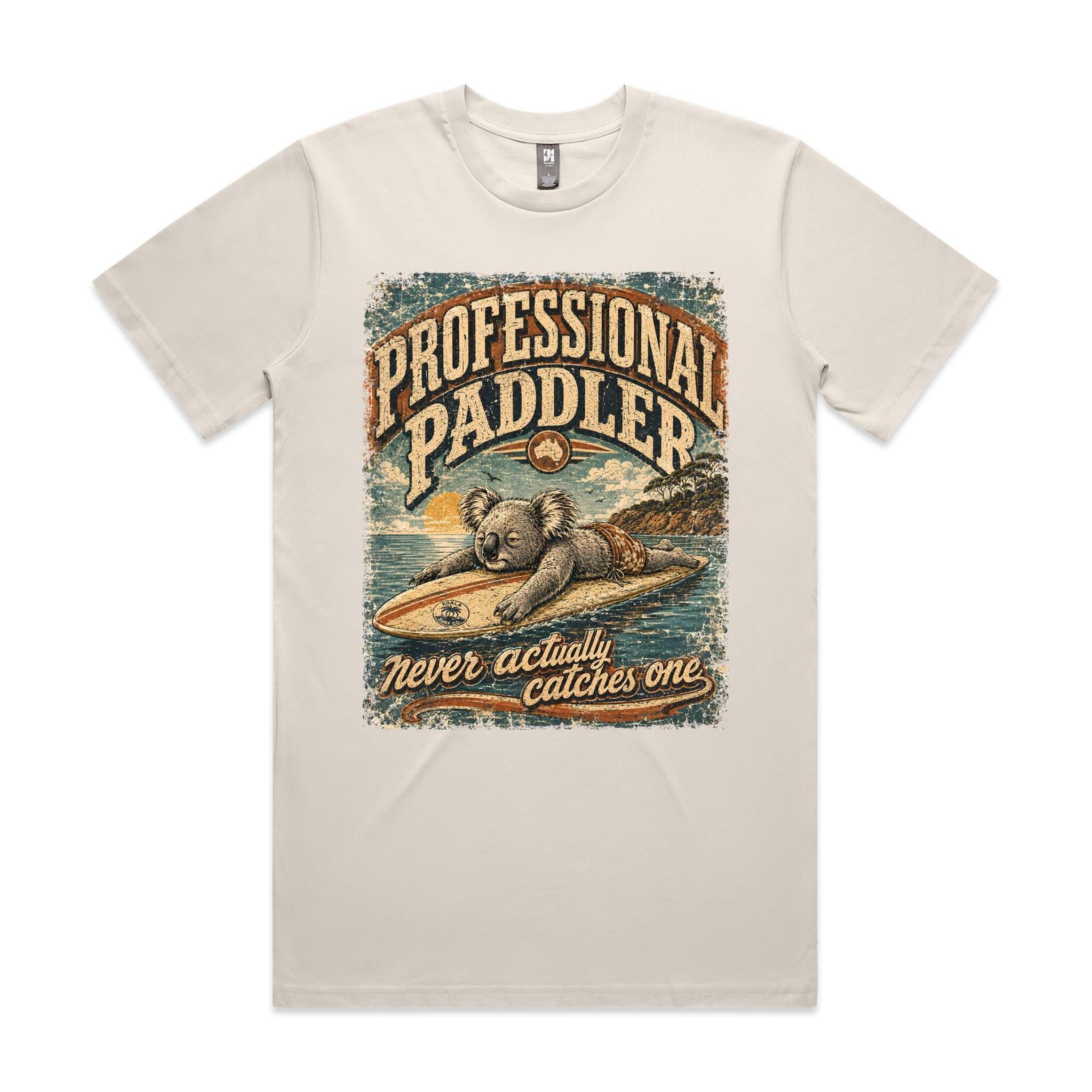 Professional Paddler — Never Actually Catches One | Koala Surf Tee
