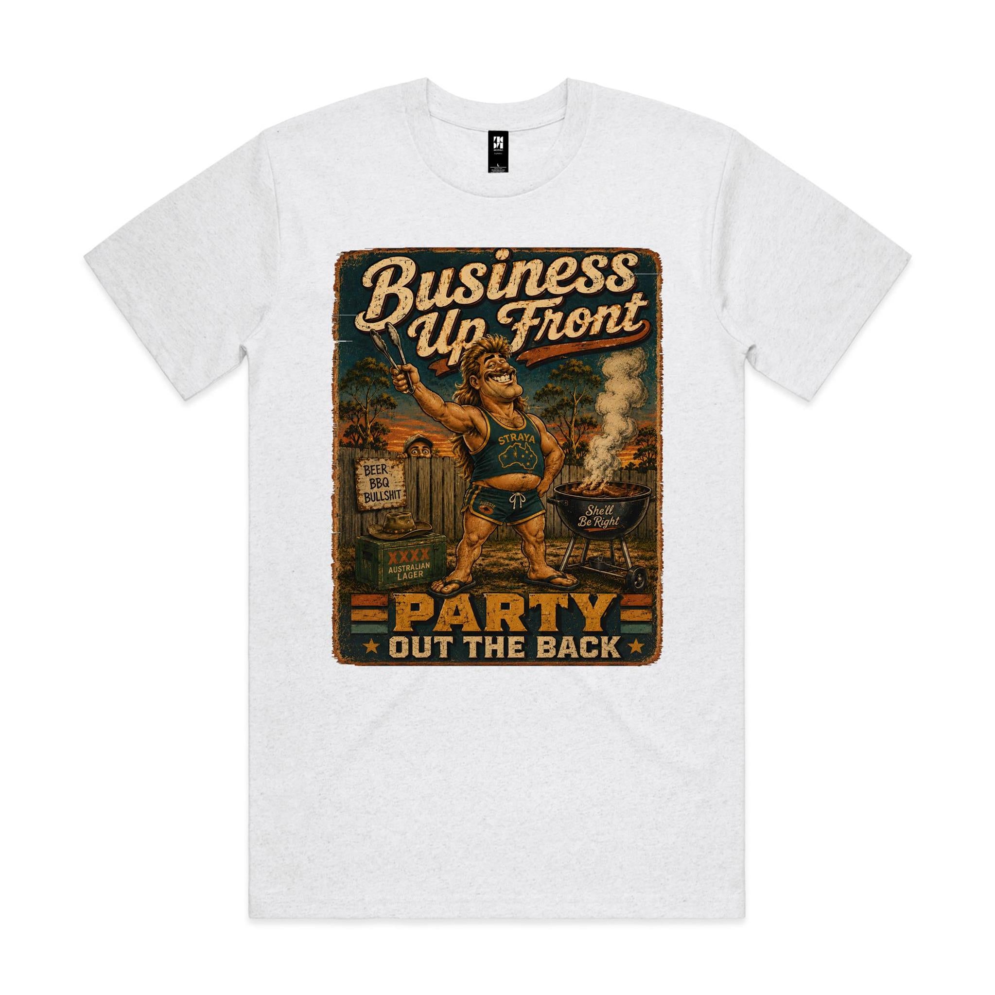 Business Up Front, Party Out the Back | Mullet Tee