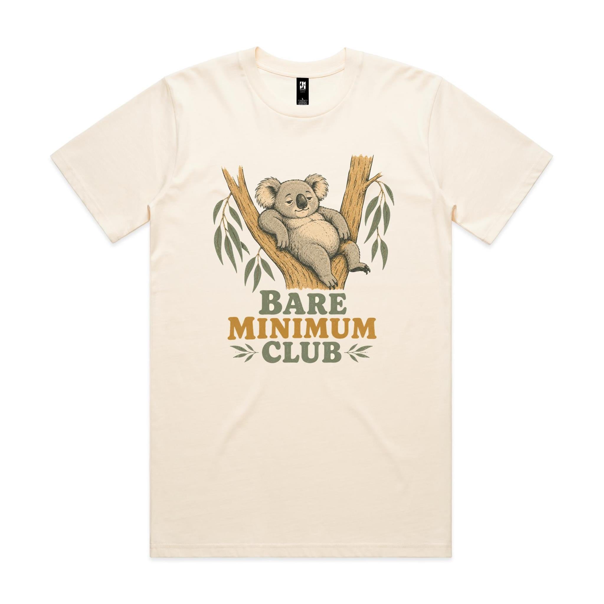 Bare Minimum Club — Lazy Koala Tee
