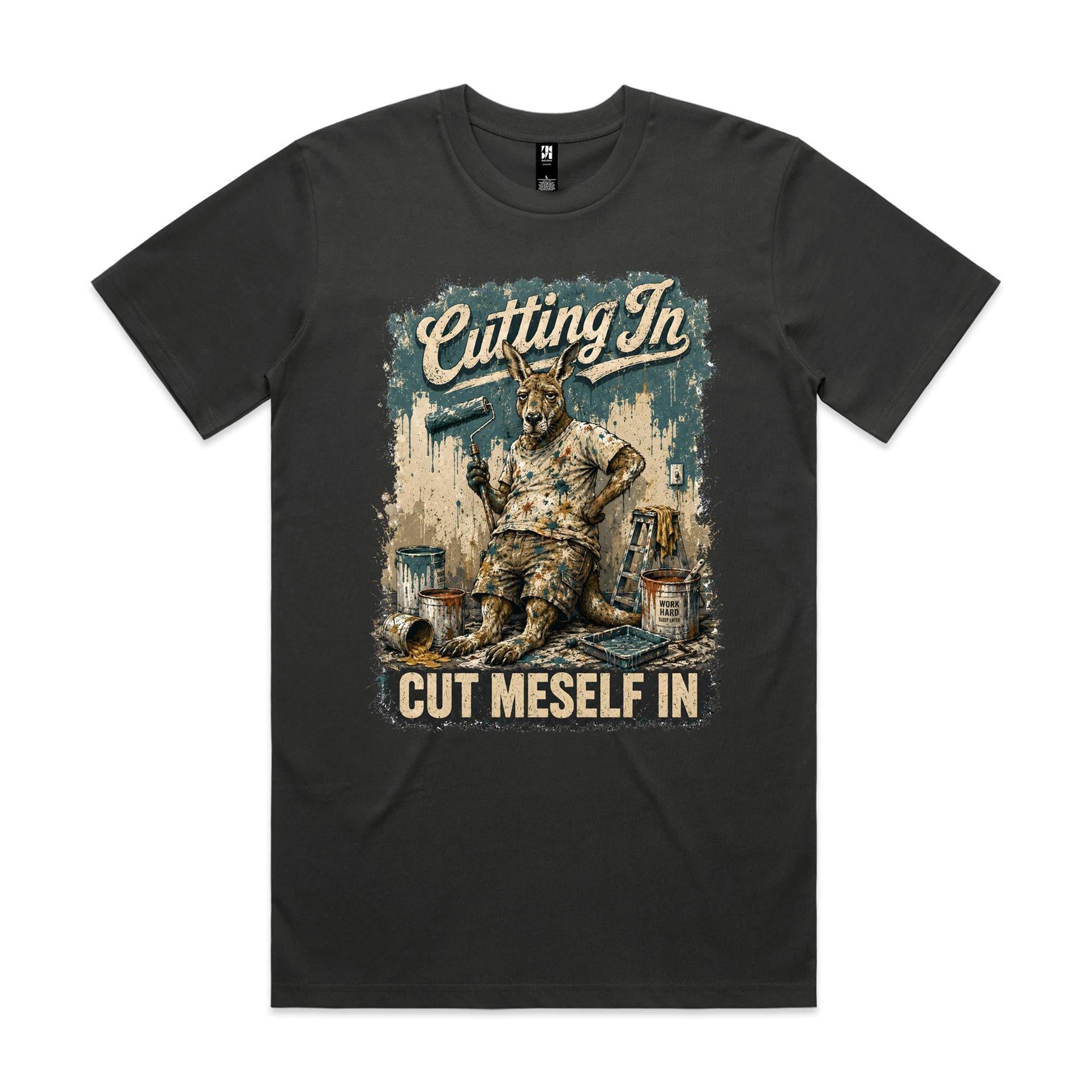 Cutting In — Cut Meself In | Kangaroo Painter Tee