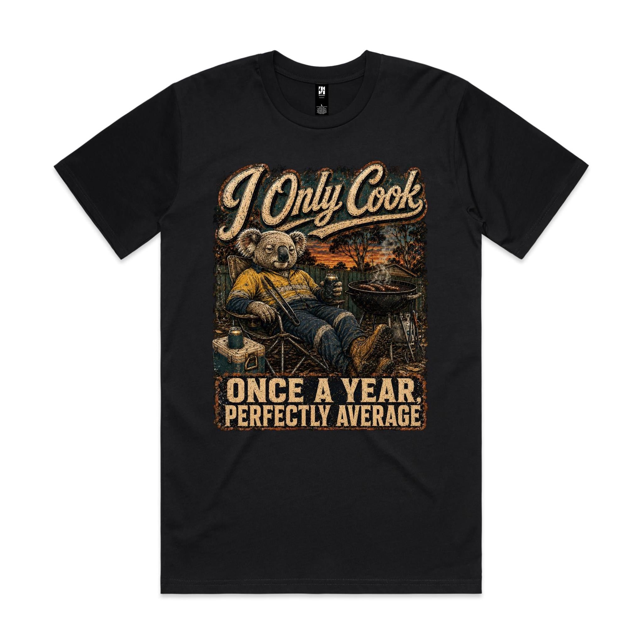 I Only Cook Once a Year | Koala BBQ Tee