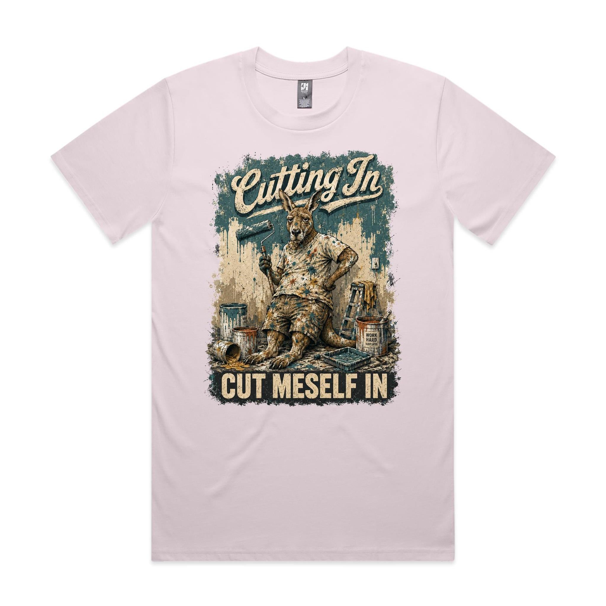 Cutting In — Cut Meself In | Kangaroo Painter Tee