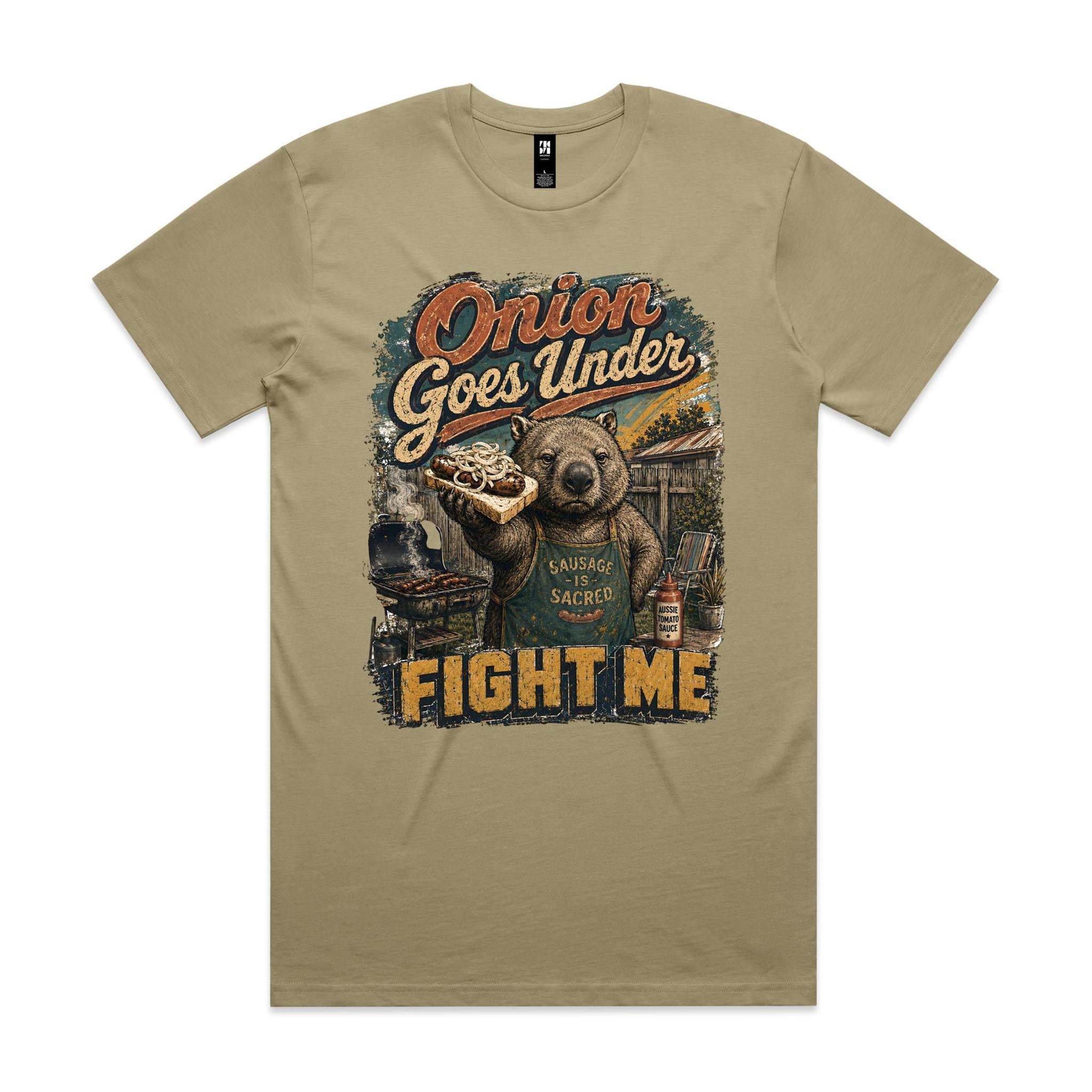 Onion Goes Under | Wombat BBQ Tee