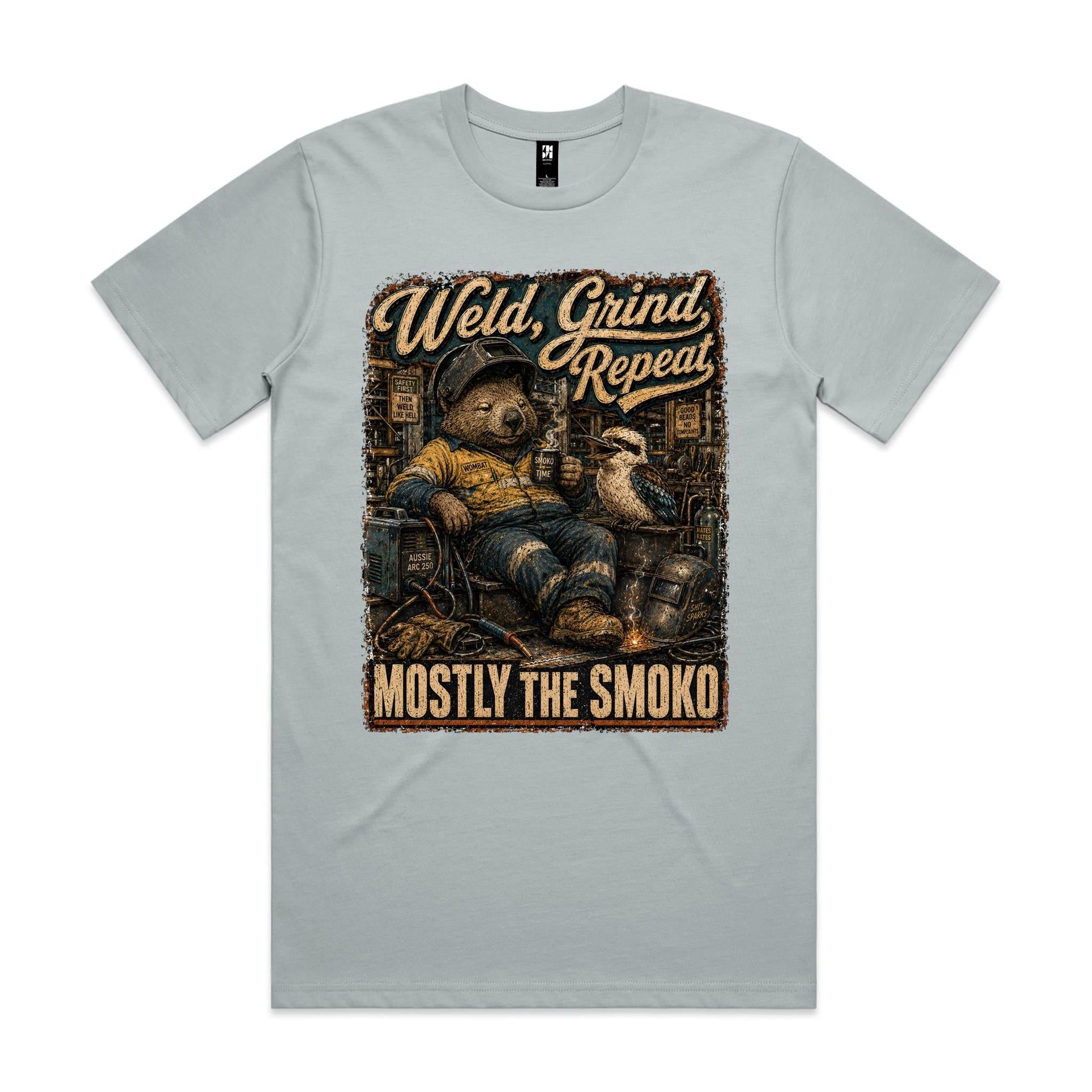 Weld, Grind, Repeat | Wombat Welder Tee