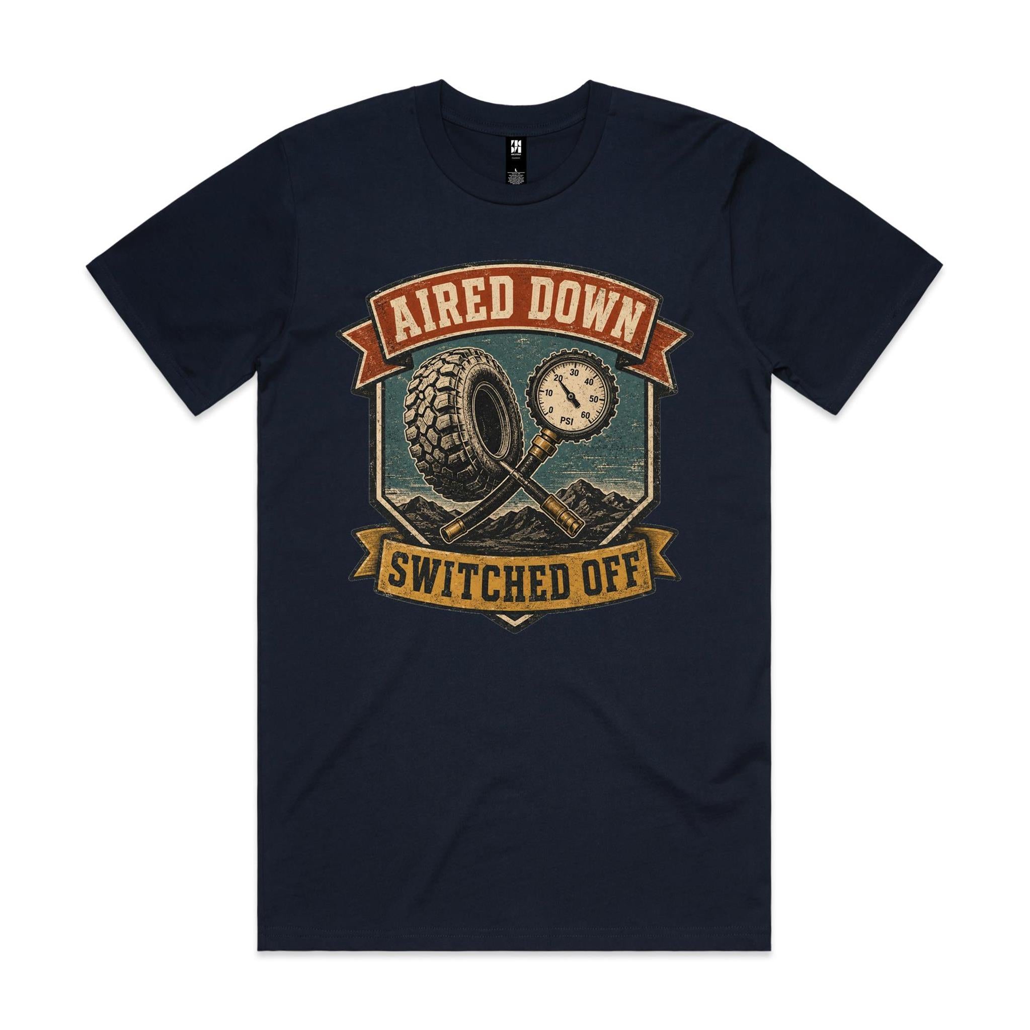 Aired Down, Switched Off — 4WD Tee