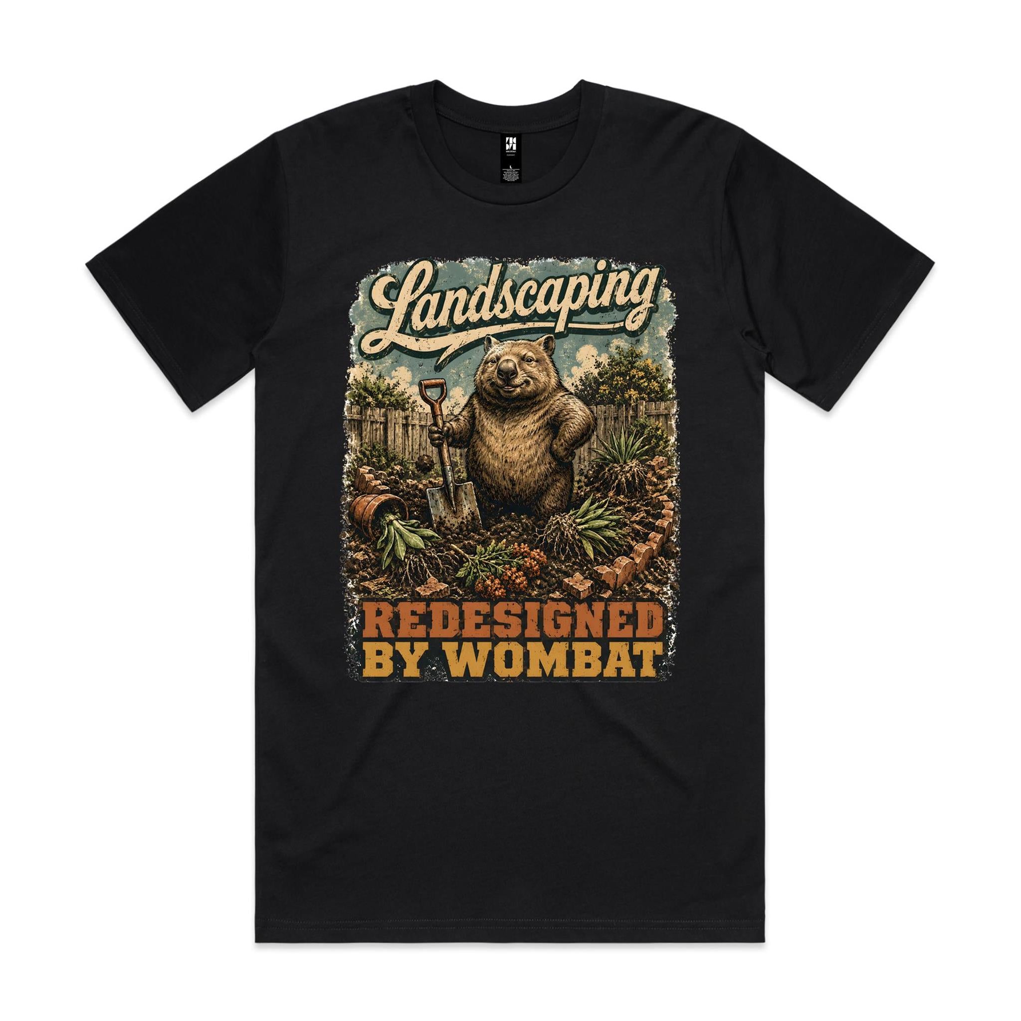 Landscaping — Redesigned by Wombat | Wombat Gardening Tee