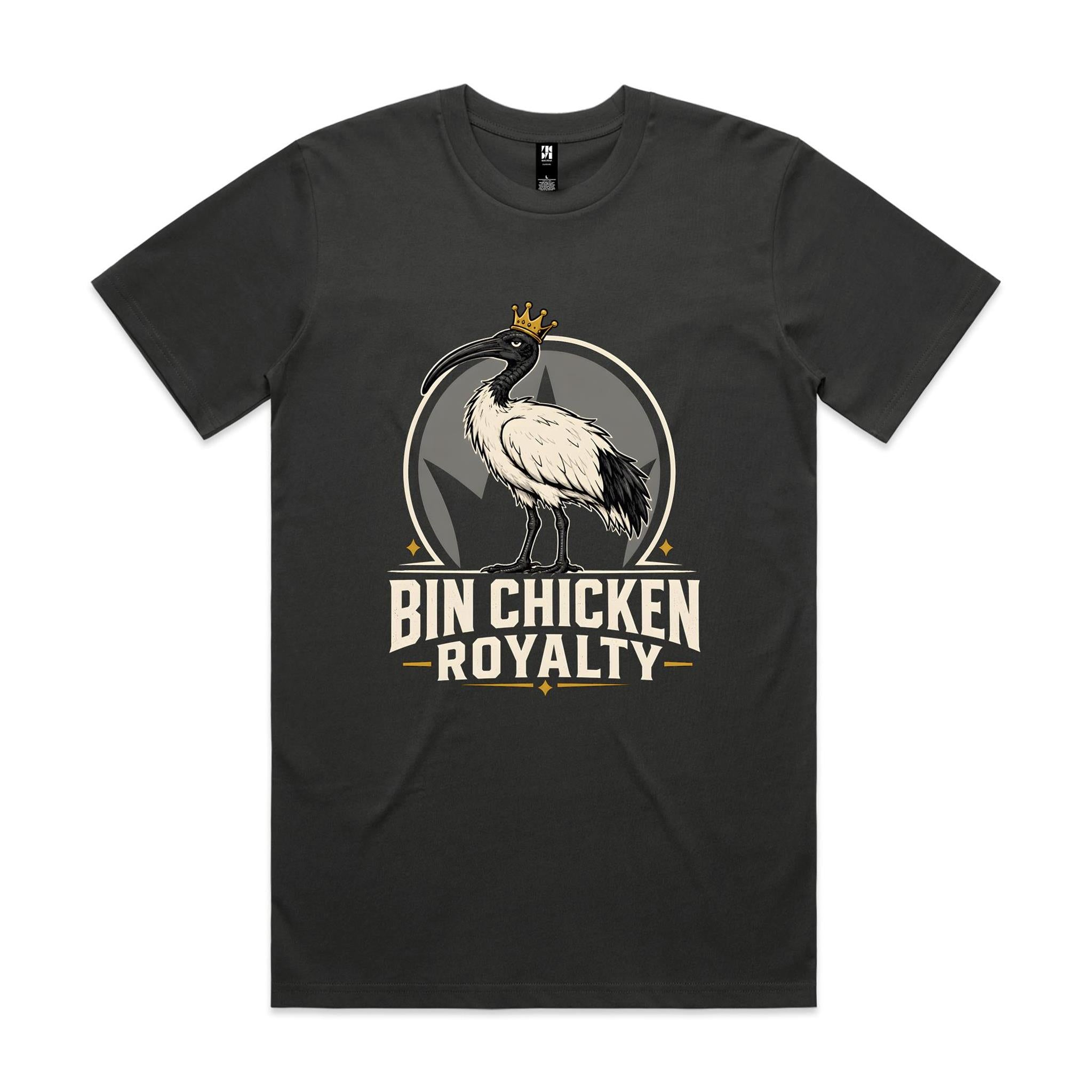 Bin Chicken Royalty — Crowned Ibis Tee