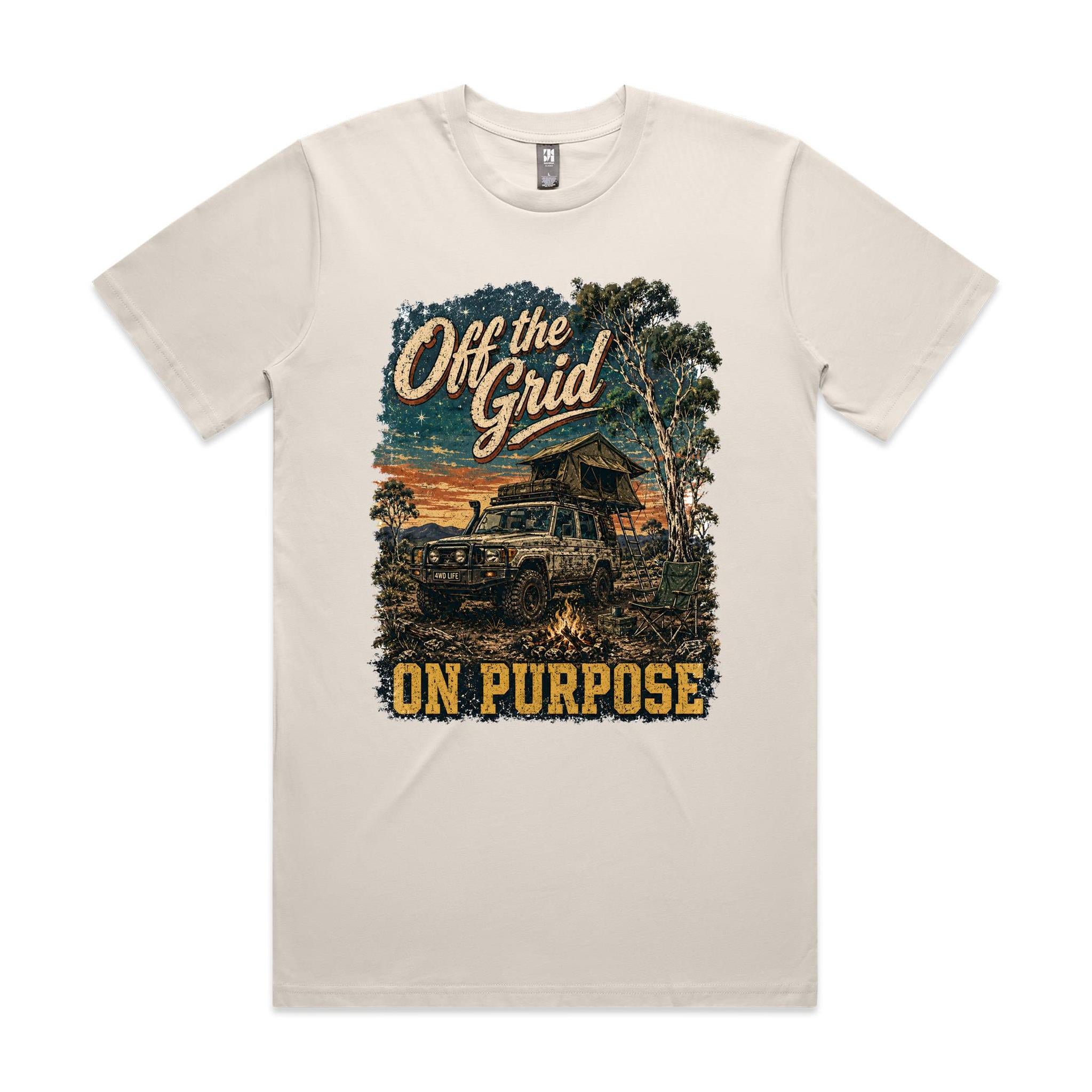 Off the Grid, On Purpose — 4WD Camping Tee