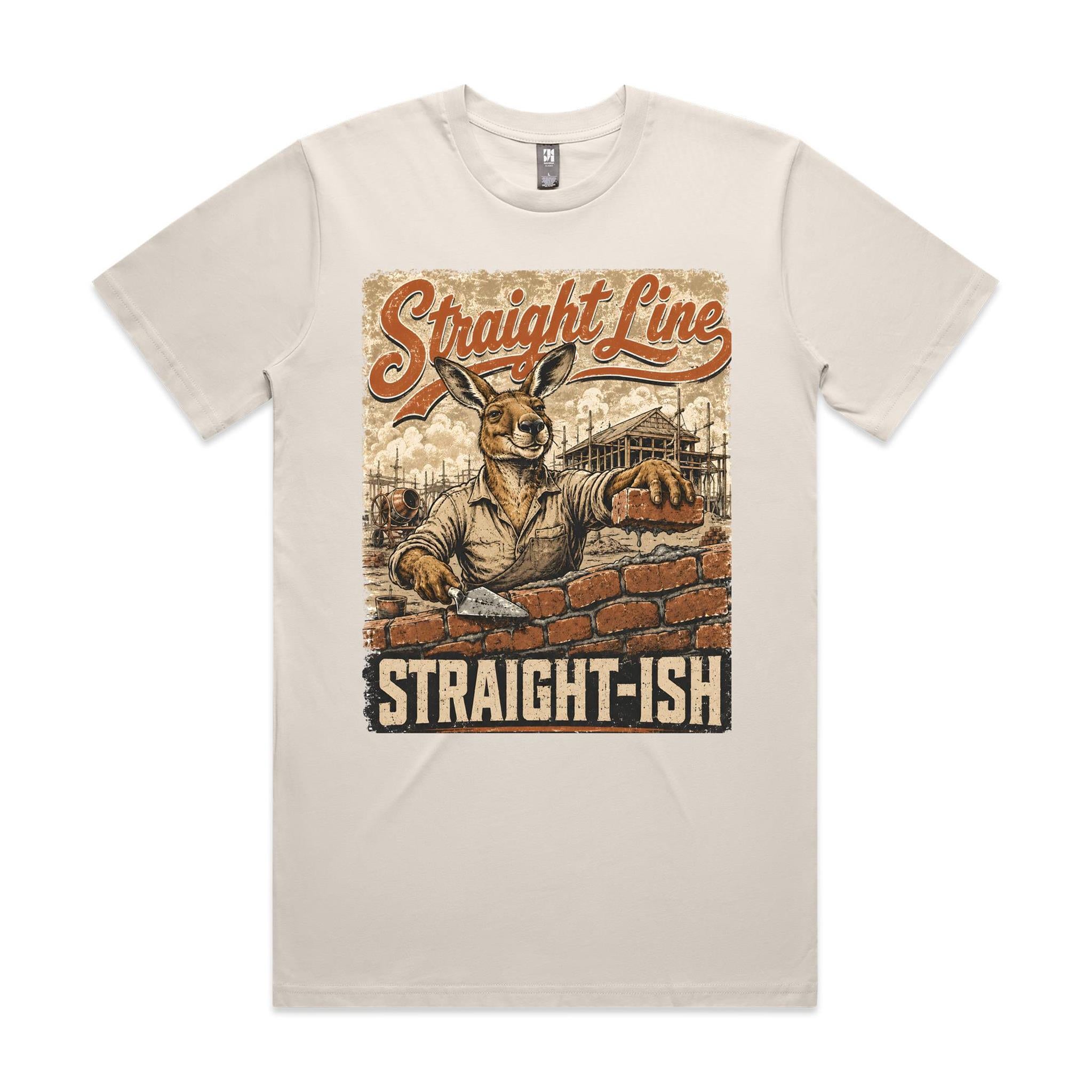 Straight Line — Straight-ish | Kangaroo Brickie Tee