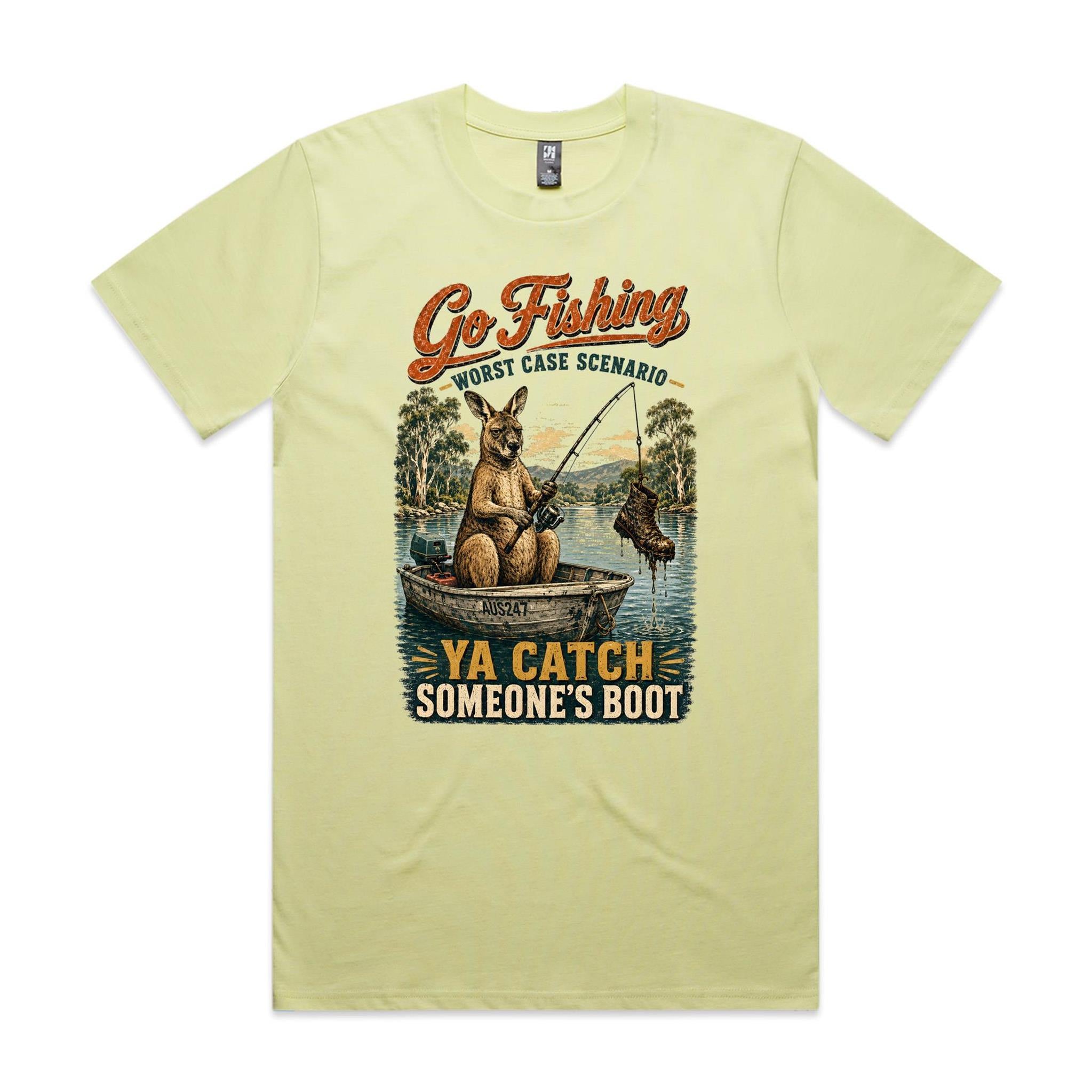 Ya Catch Someone's Boot | Kangaroo Fishing Tee