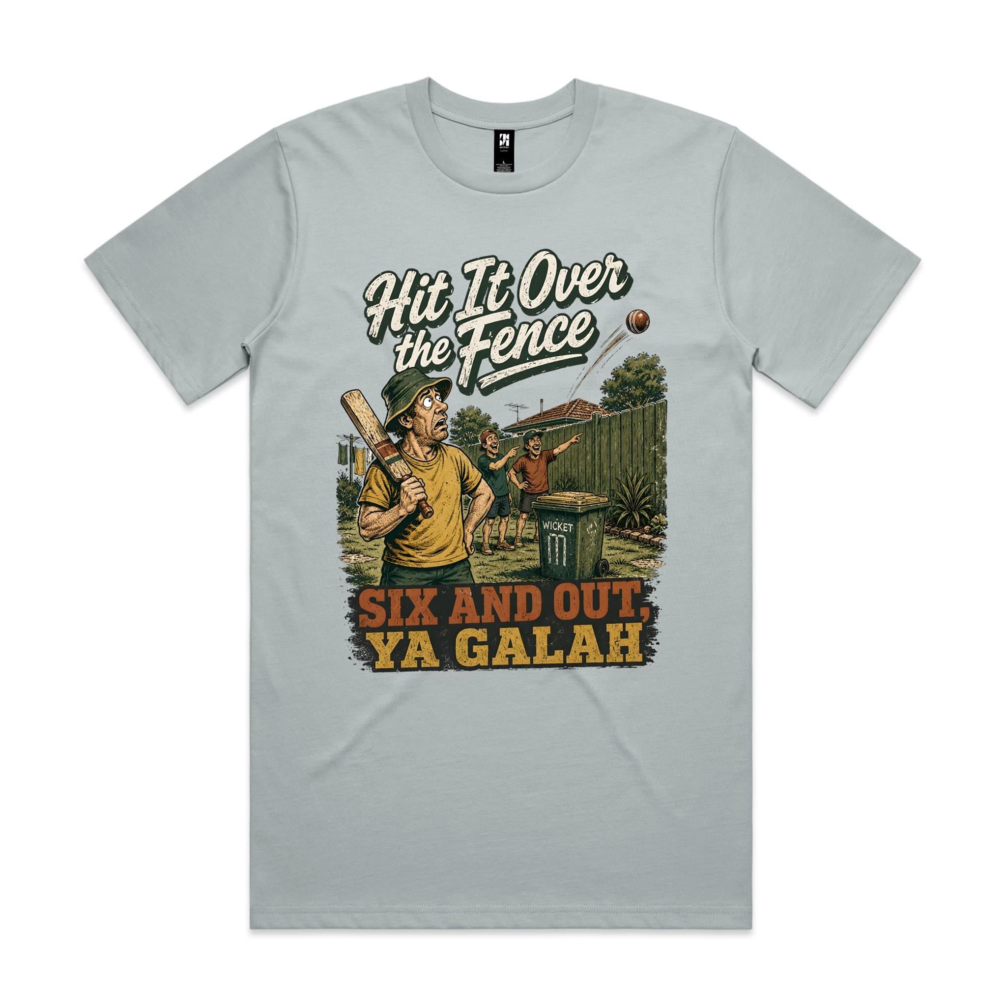 Hit It Over the Fence | Backyard Cricket Tee