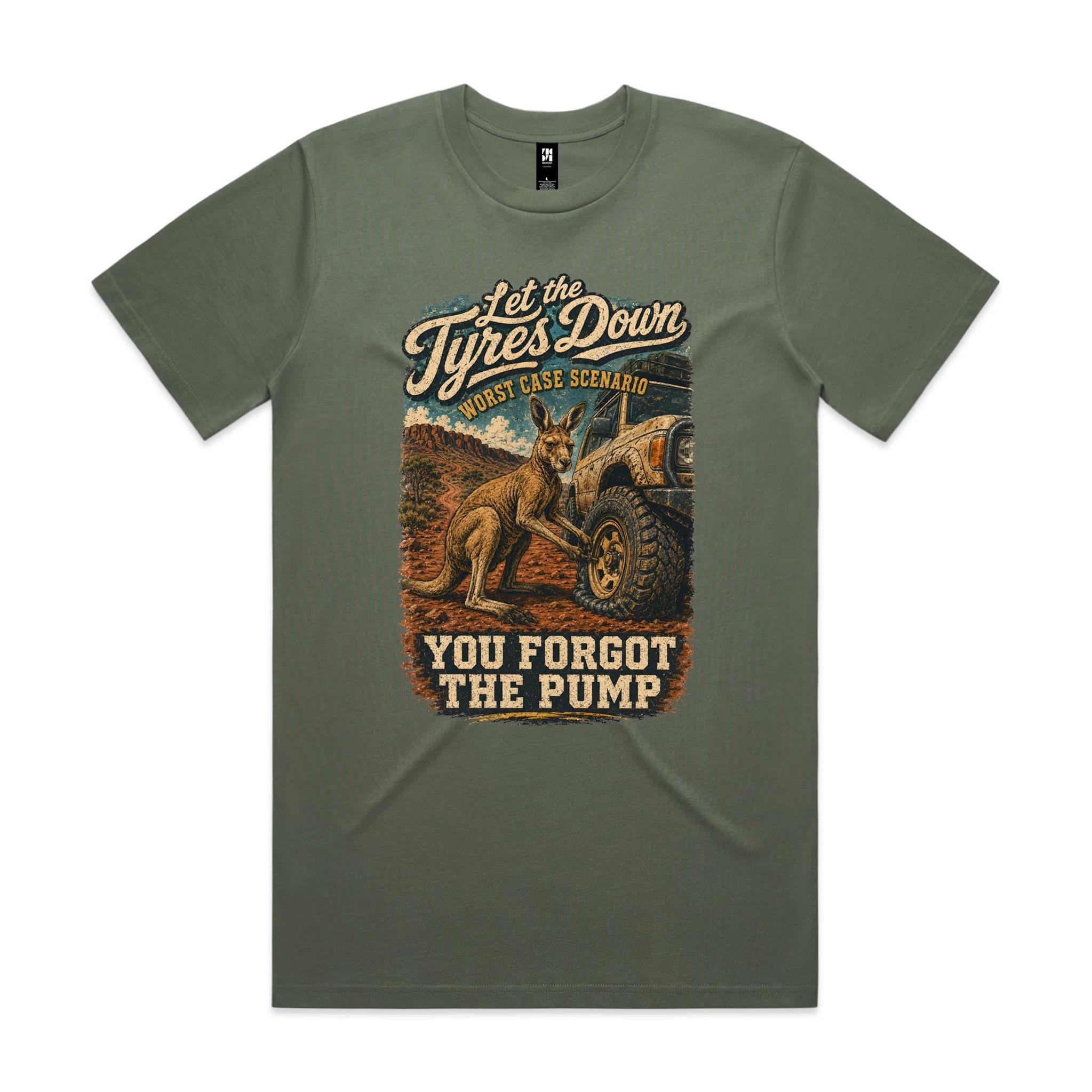 Let the Tyres Down — You Forgot the Pump | Kangaroo 4WD Tee