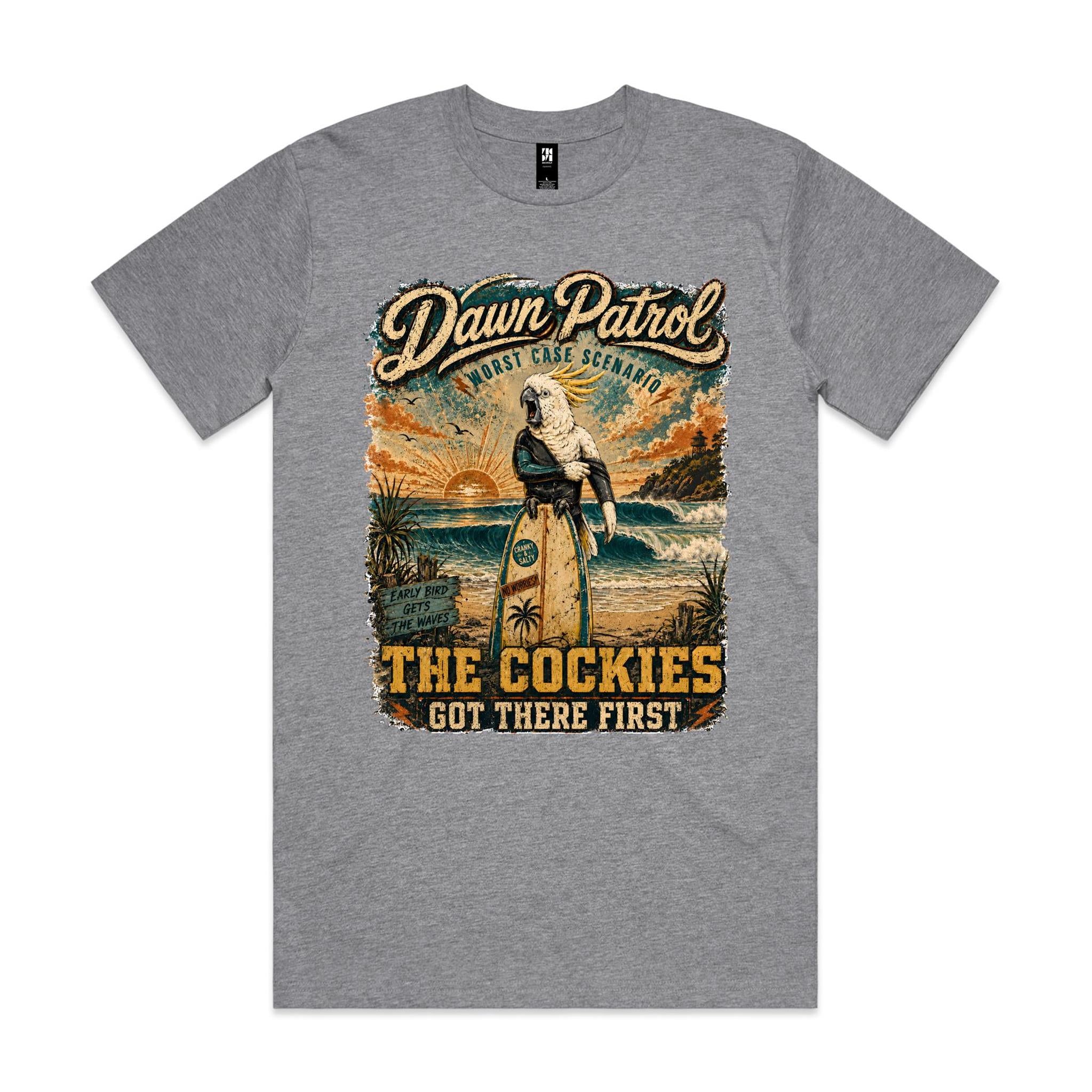 Dawn Patrol — The Cockies Got There First | Cockatoo Surf Tee