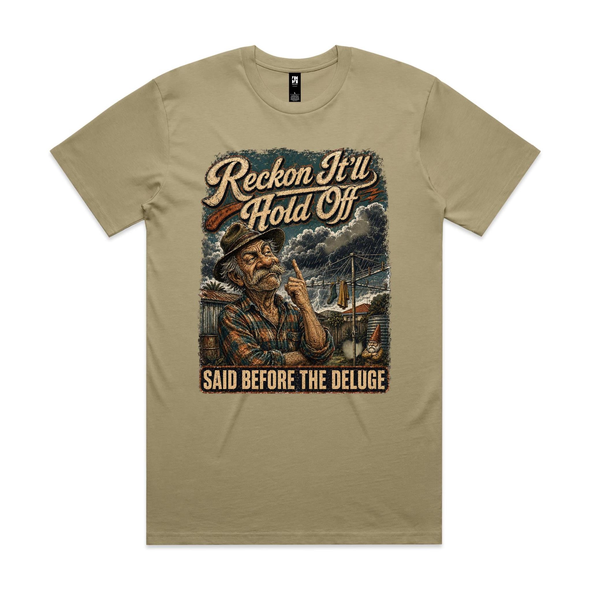 Reckon It'll Hold Off | Backyard Forecaster Tee