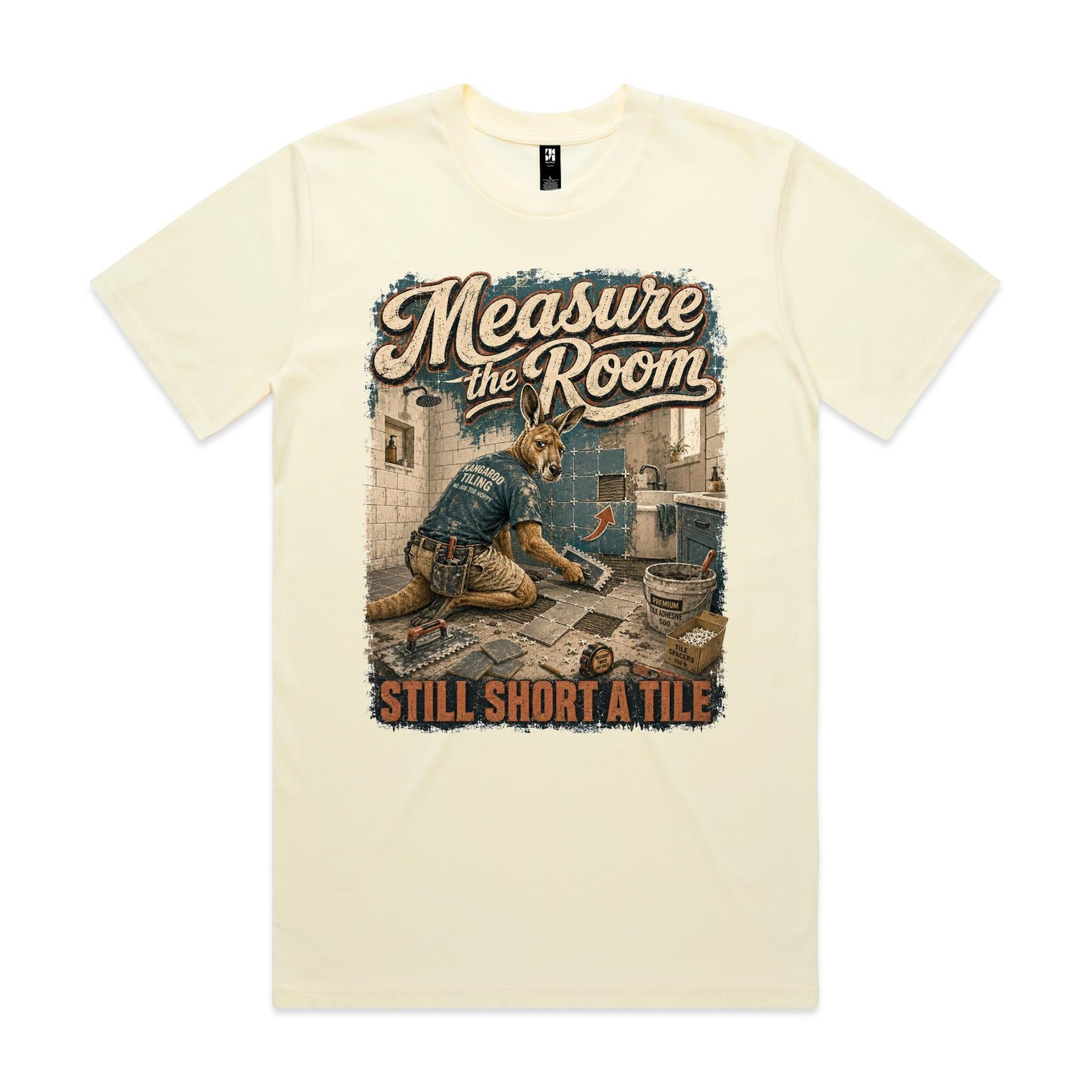 Measure the Room — Still Short a Tile | Kangaroo Tiler Tee