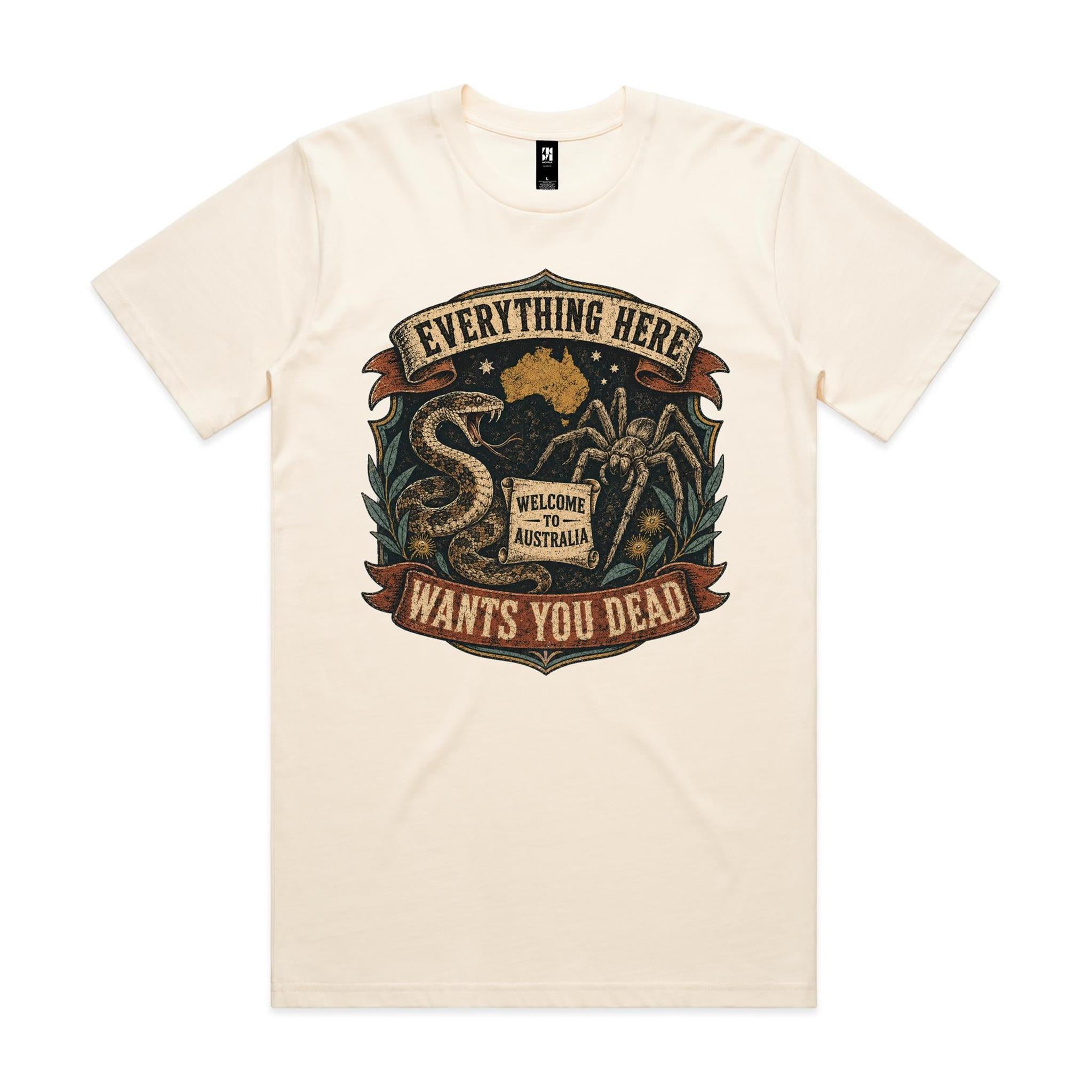 Everything Here Wants You Dead — Welcome to Australia Tee