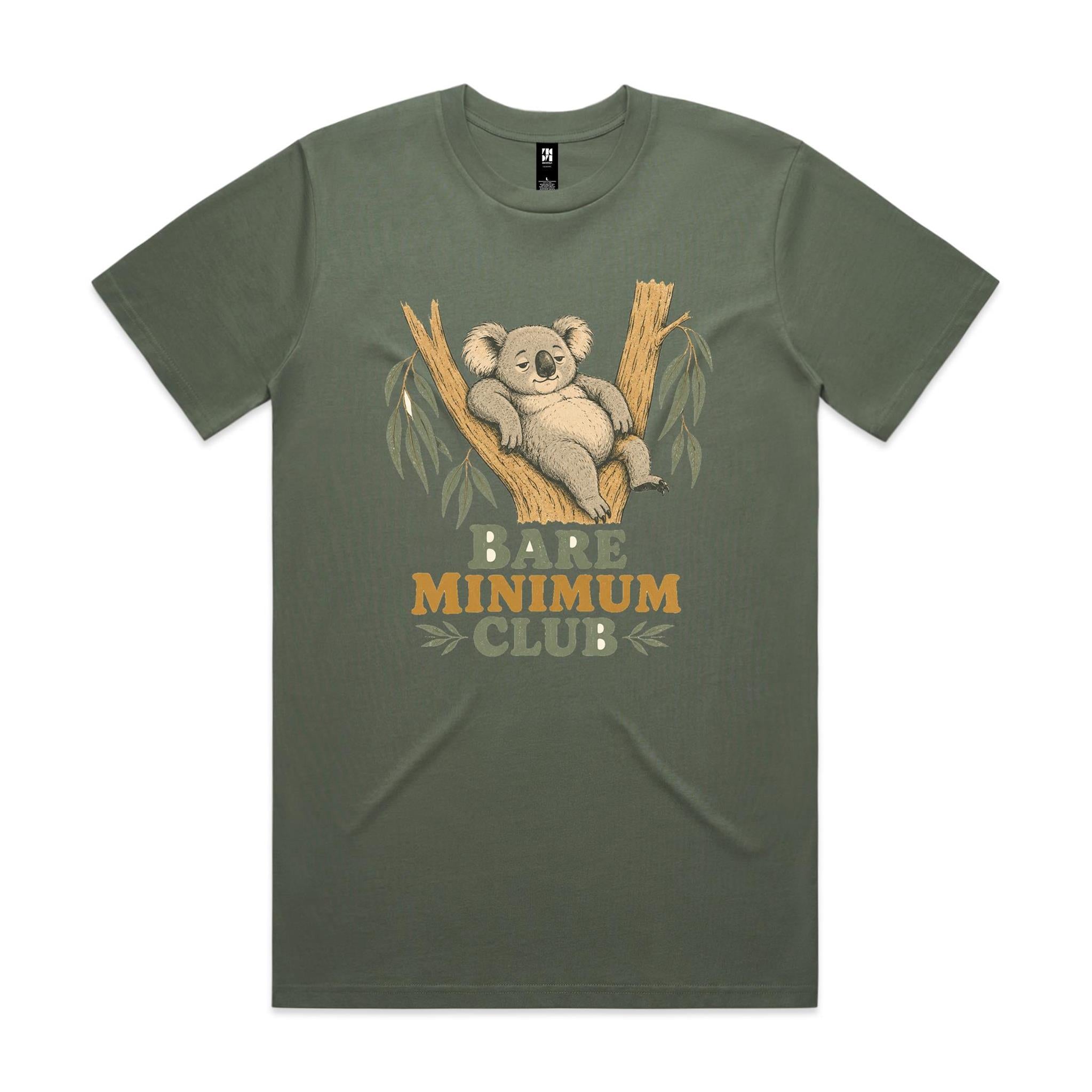 Bare Minimum Club — Lazy Koala Tee