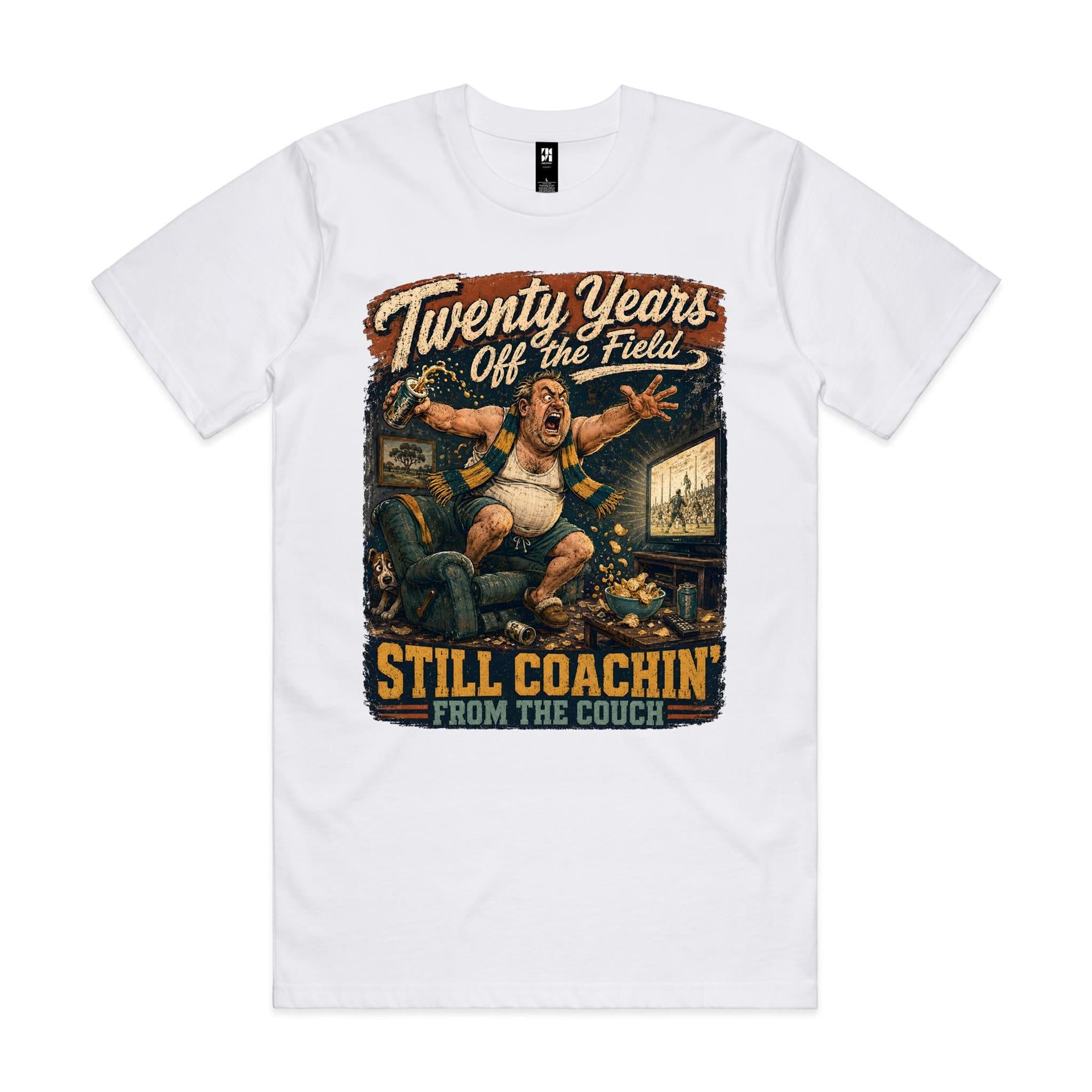 Twenty Years Off the Field | Armchair Coach Tee