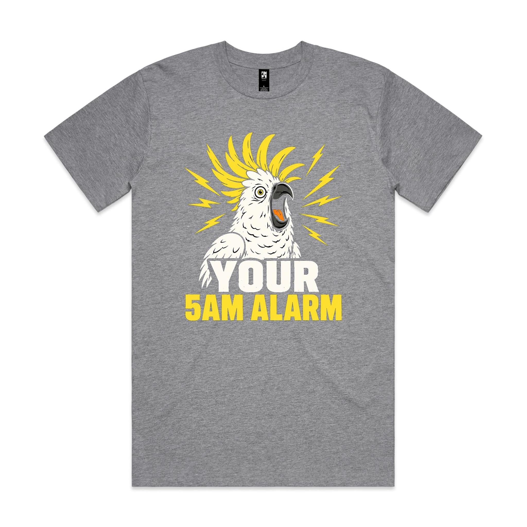 Your 5AM Alarm — Screeching Cockatoo Tee