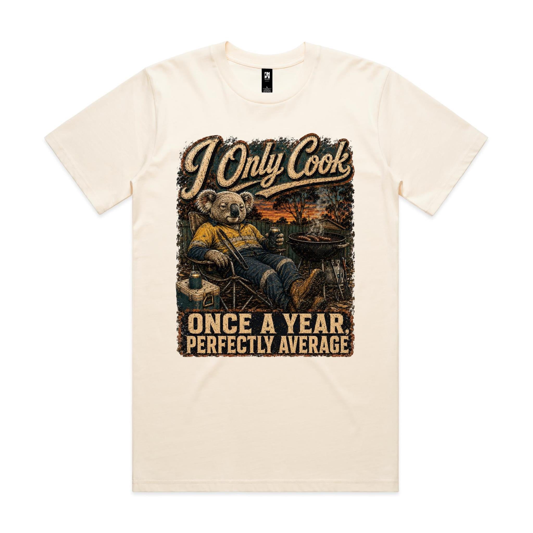 I Only Cook Once a Year | Koala BBQ Tee